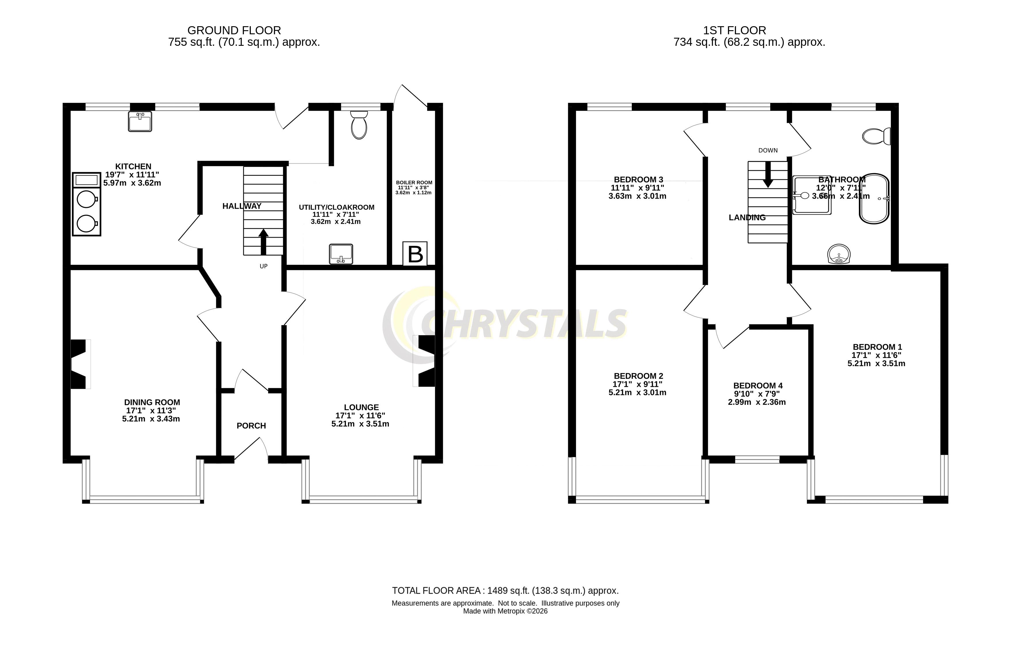 Floorplan — Lunna, Fistard Road, Port St Mary IM9 5HE.