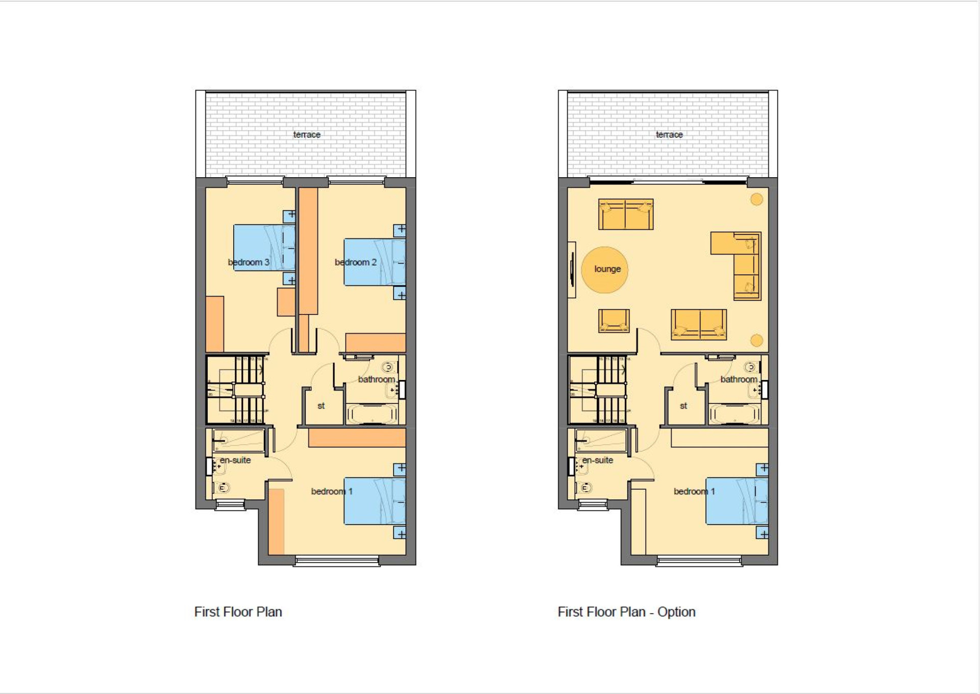 Floorplan — Plot 2 St Olaves Development, Bowring Road, Ramsey, IM8 3ES. — Plan 2 of 3