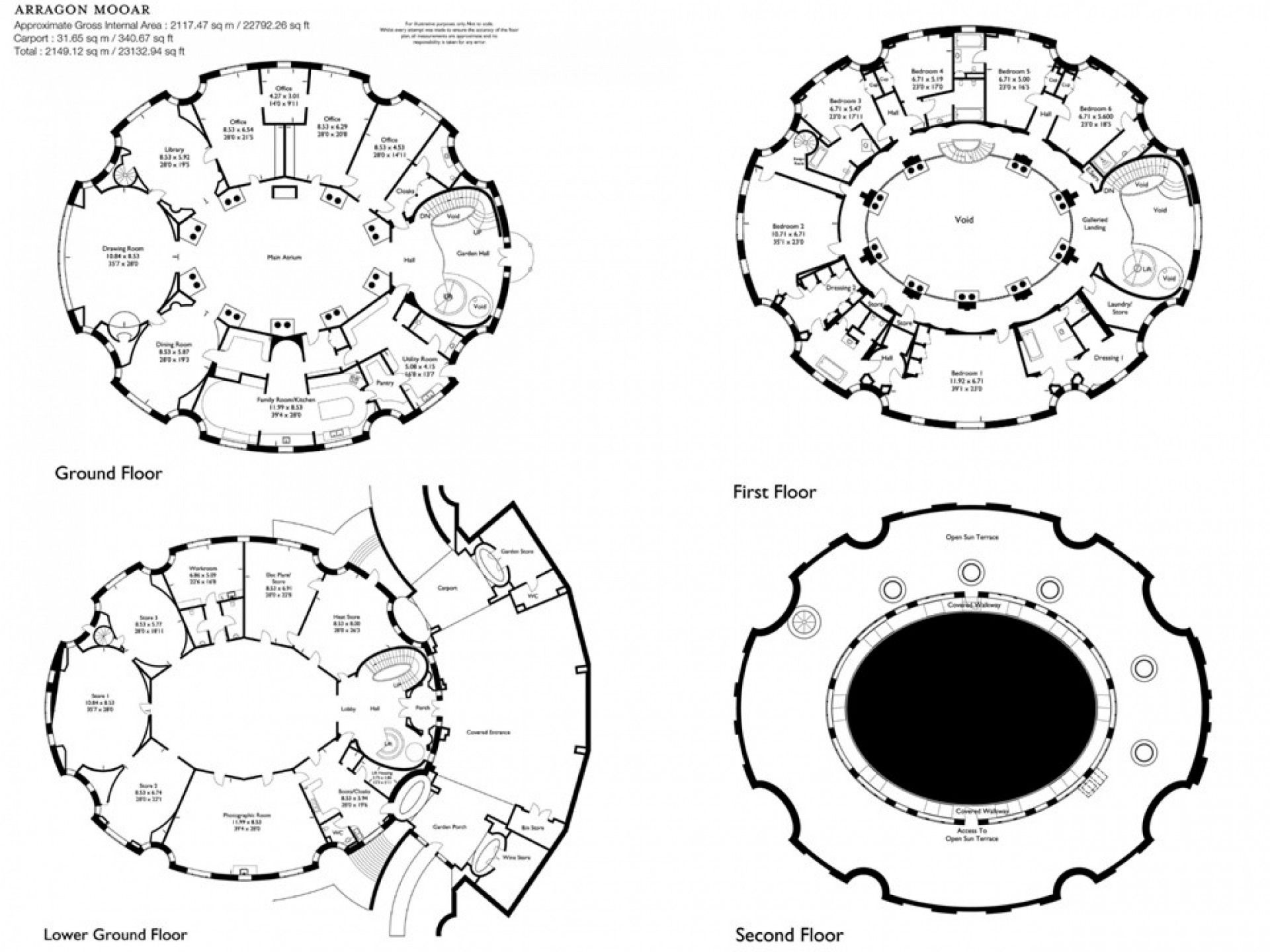 Floorplan — Arragon Mooar, Old Castletown Road, Santon, IM4 1HB, Castletown.