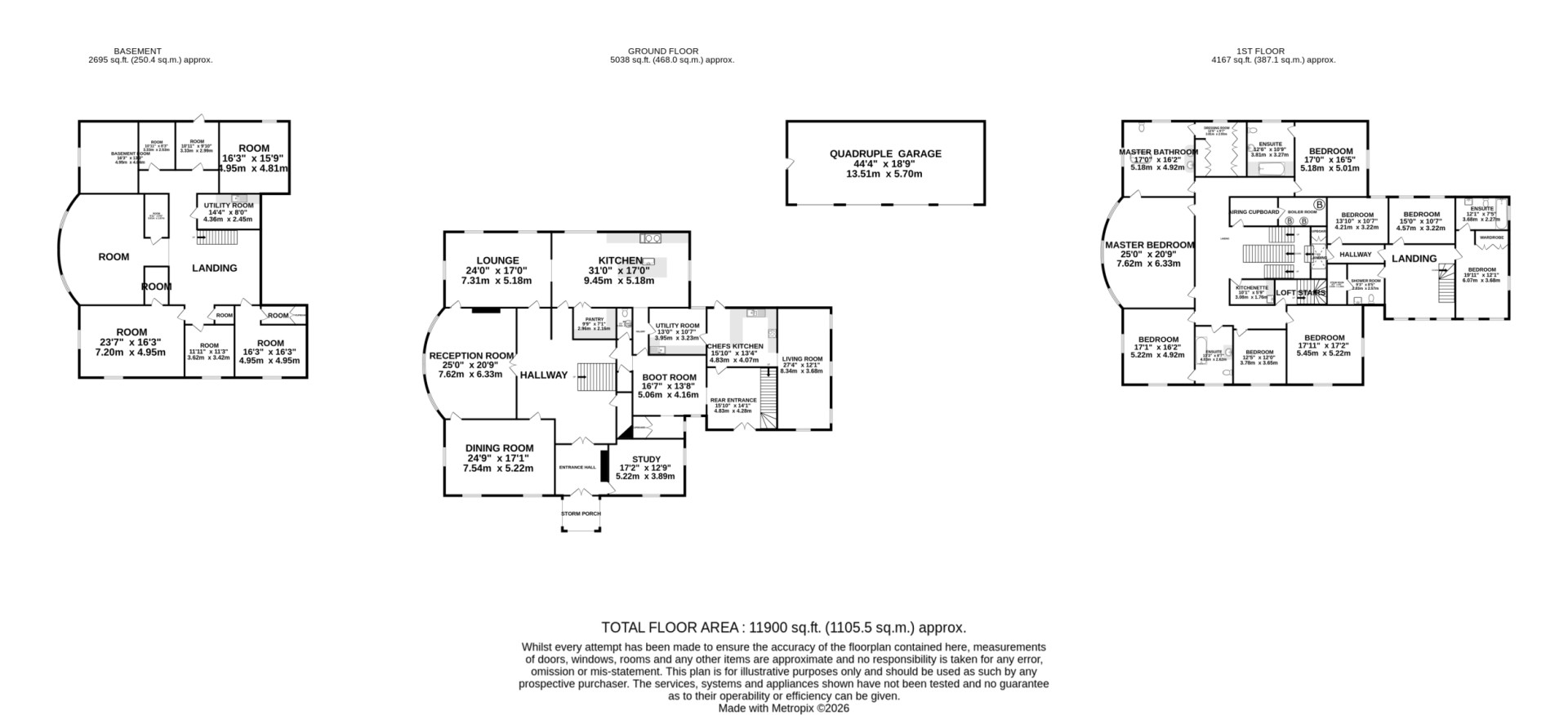 Floorplan — Lorne House, Douglas Street, Castletown, IM9 1AZ.