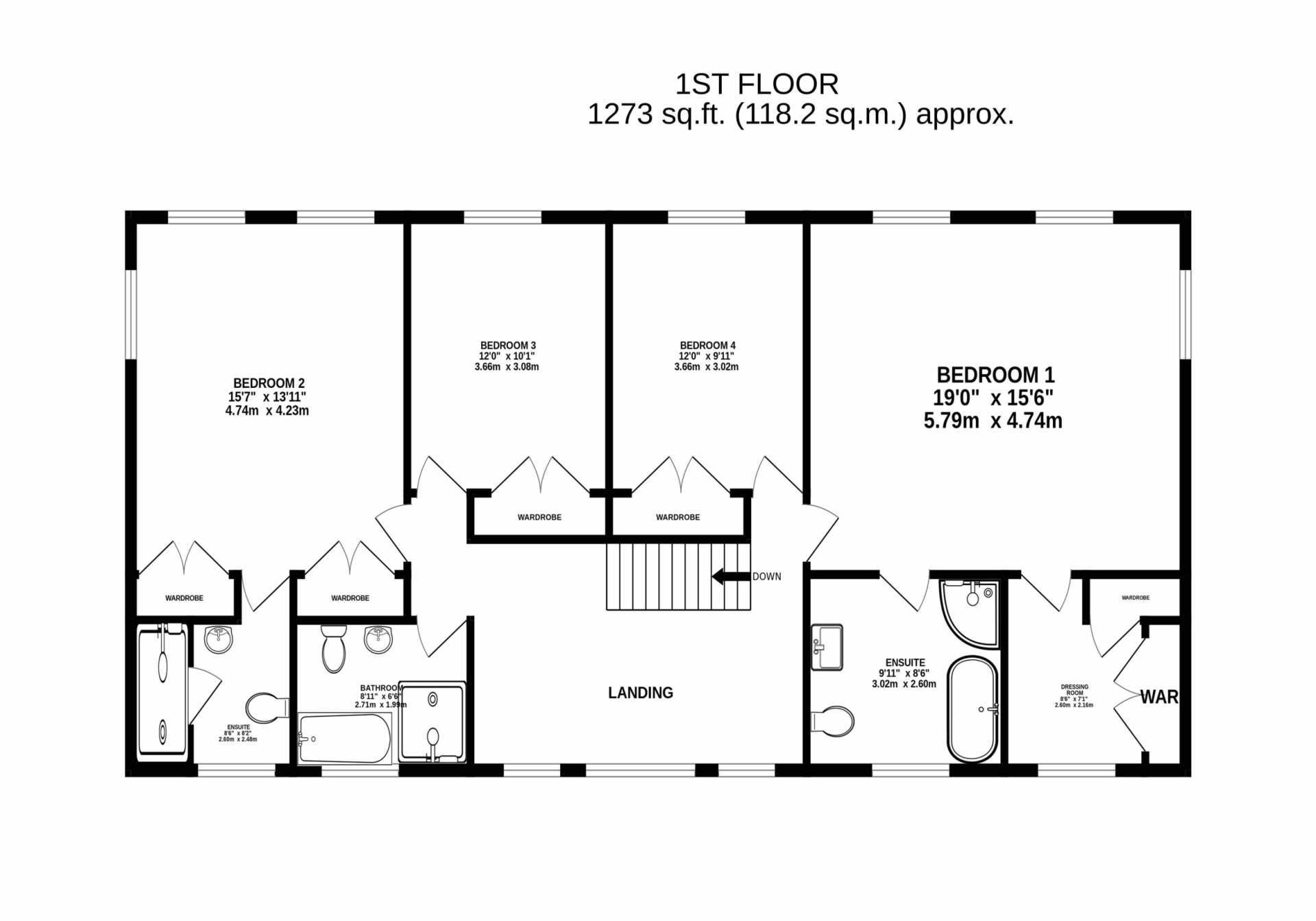 Floorplan — Camelot, 9 Hillberry Green, Douglas, IM2 6DE. — Plan 3 of 3