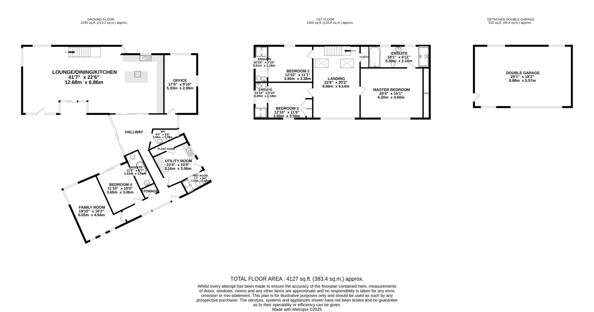 Floorplan — Prospect Villa, Andreas Road, Ramsey, IM7 4EF.