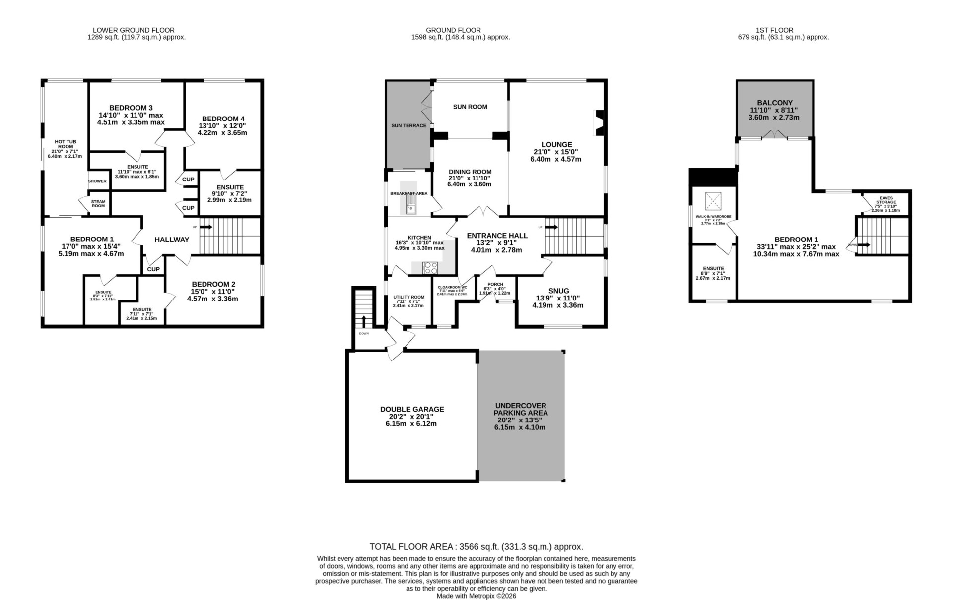 Floorplan — 60 Majestic Drive, Onchan, IM3 2JL.