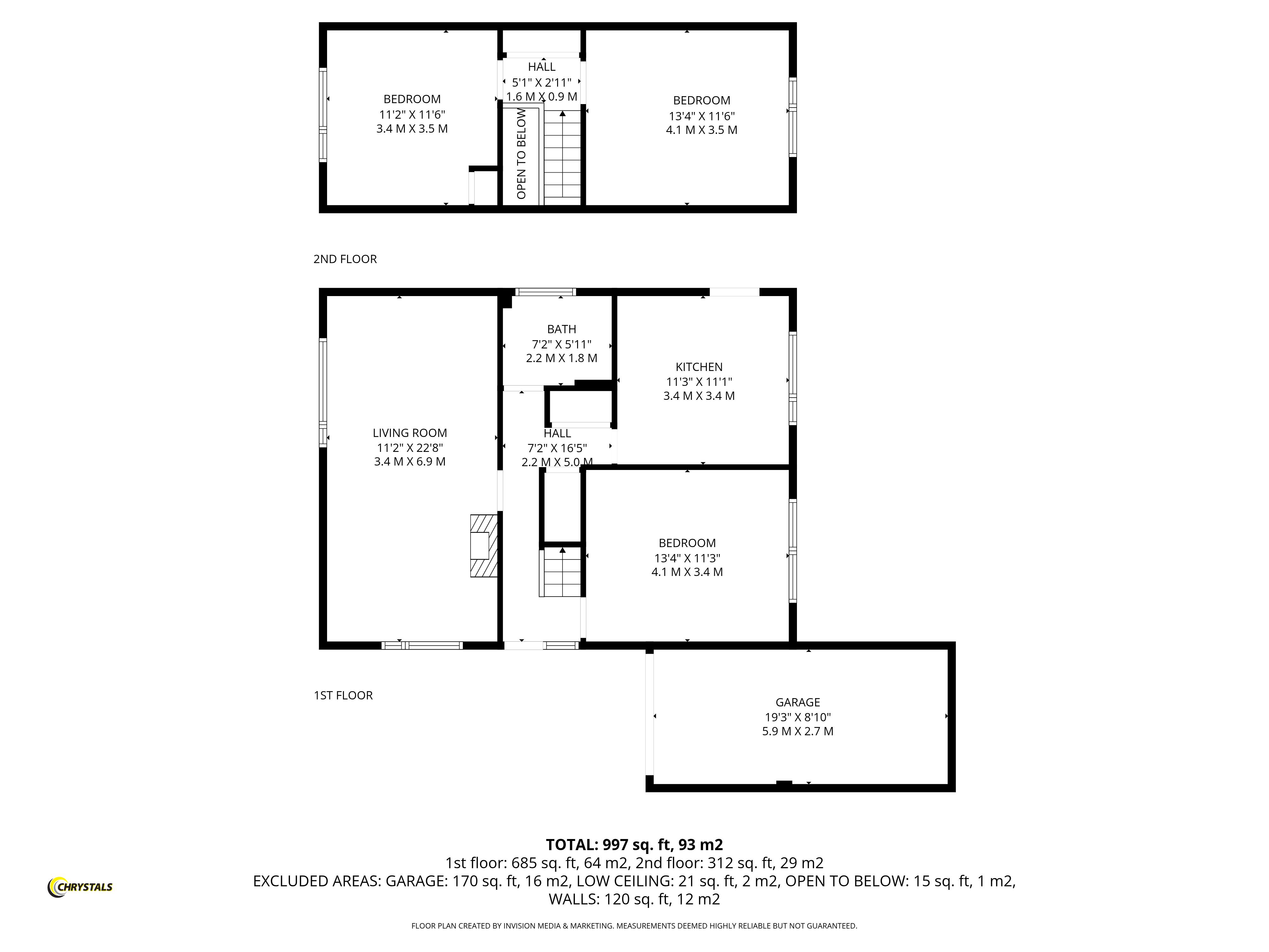 Floorplan — 66 Wybourn Drive, Onchan IM3 4AY.