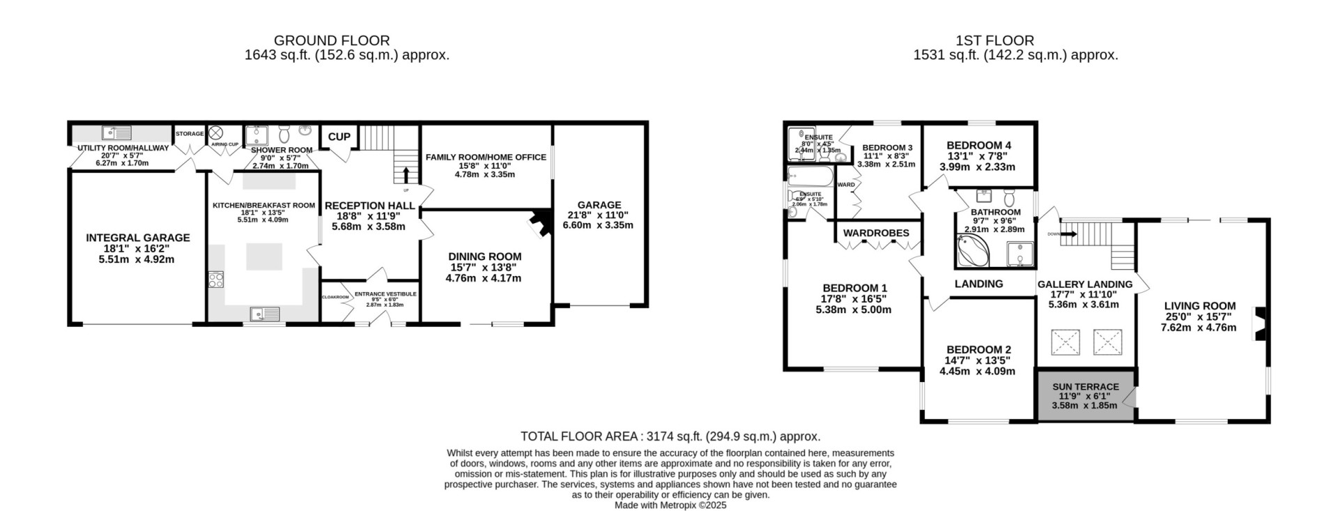 Floorplan — North Point, The Downs, Union Mills, IM4 4NQ.
