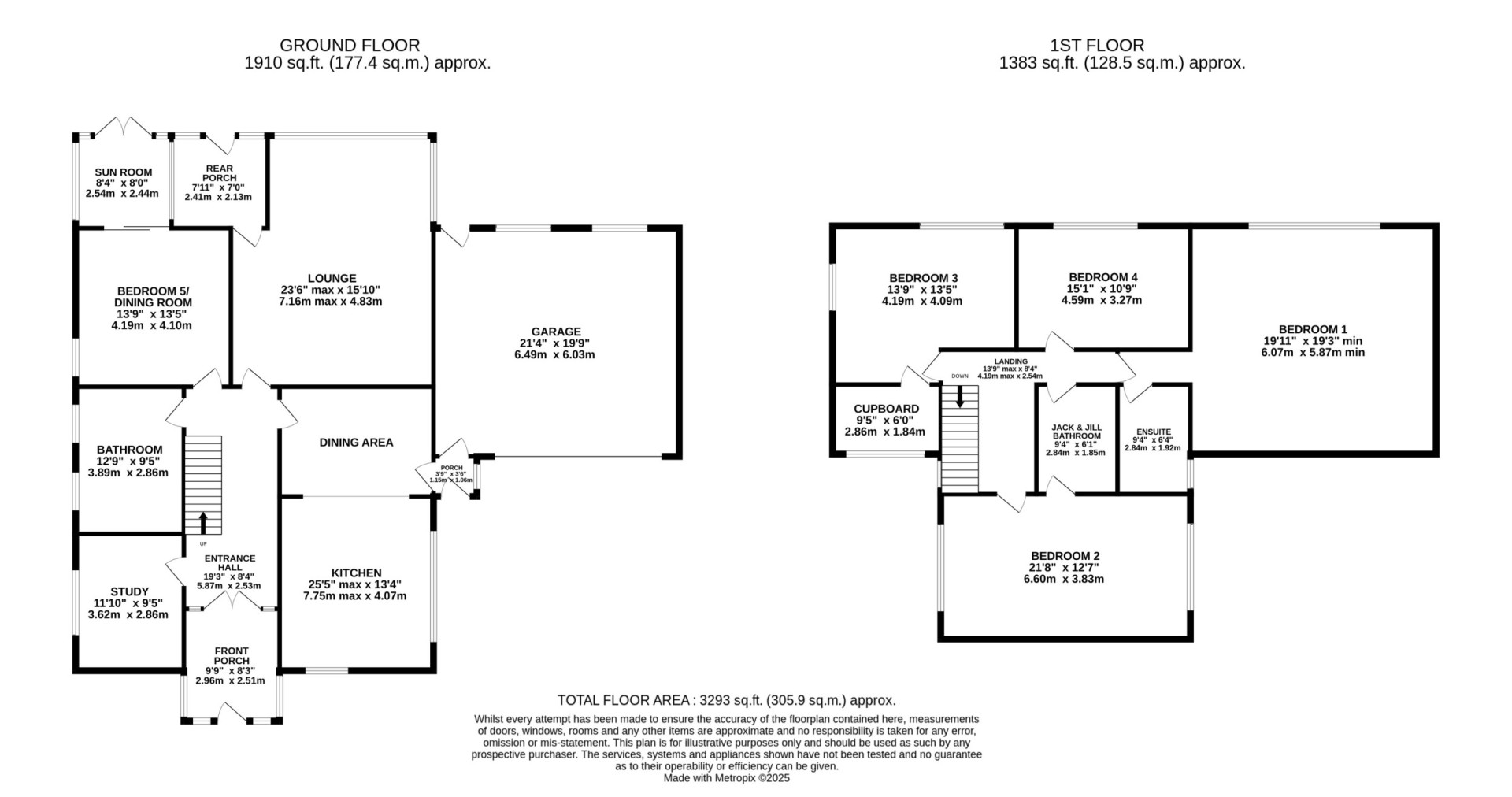 Floorplan — The Lhergy, Clay Head Road, Baldrine, IM4 6DN.
