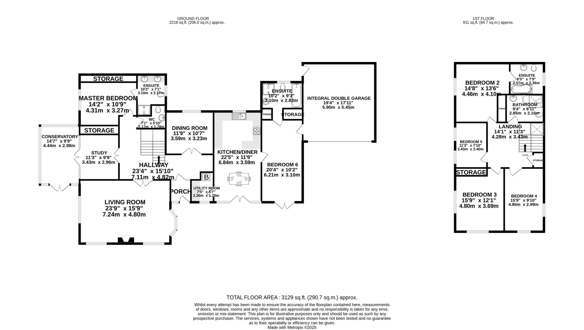 Floorplan — 15 Queens Valley, Ramsey, IM8 1NG.