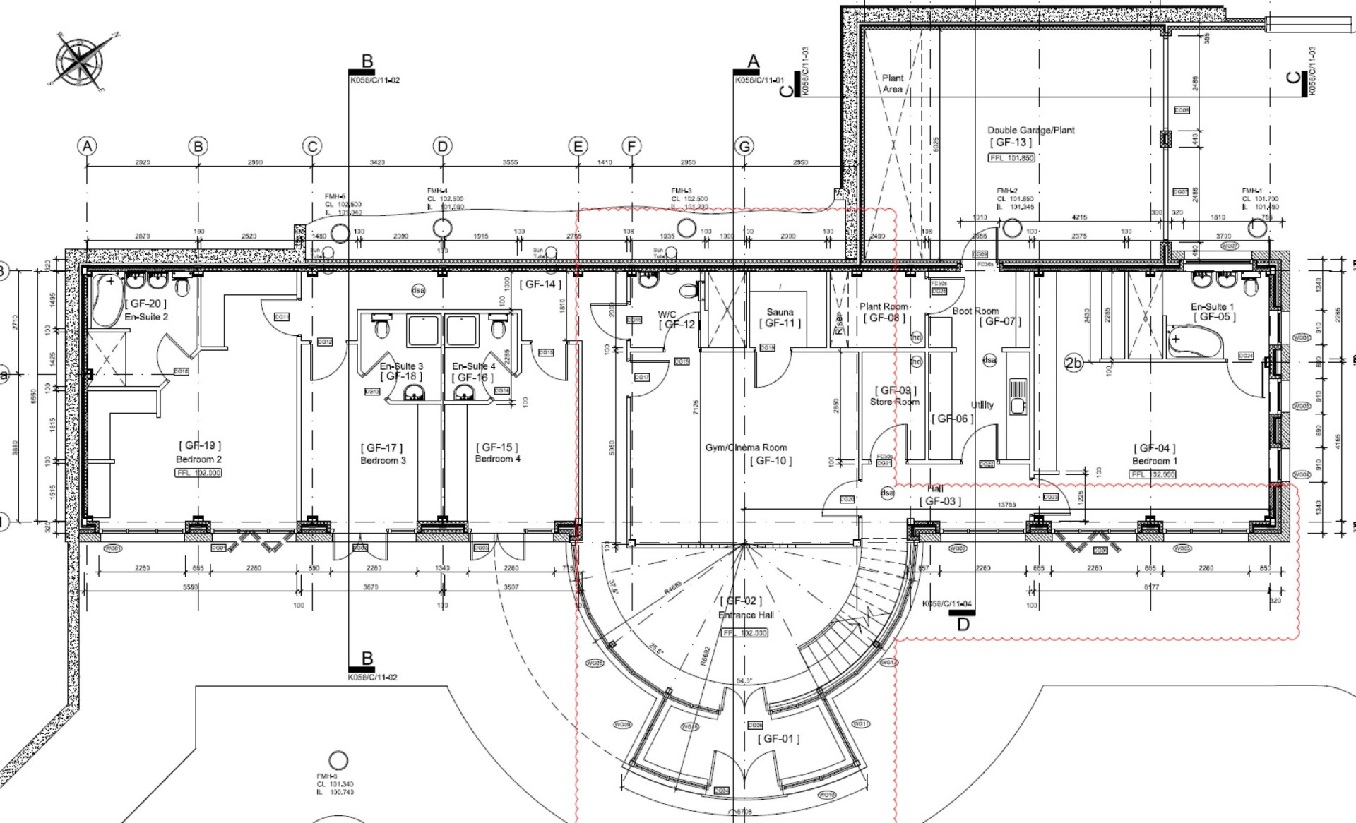 Floorplan — Barroose Eco House, Barroose Road, Baldrine, IM4 6AR.