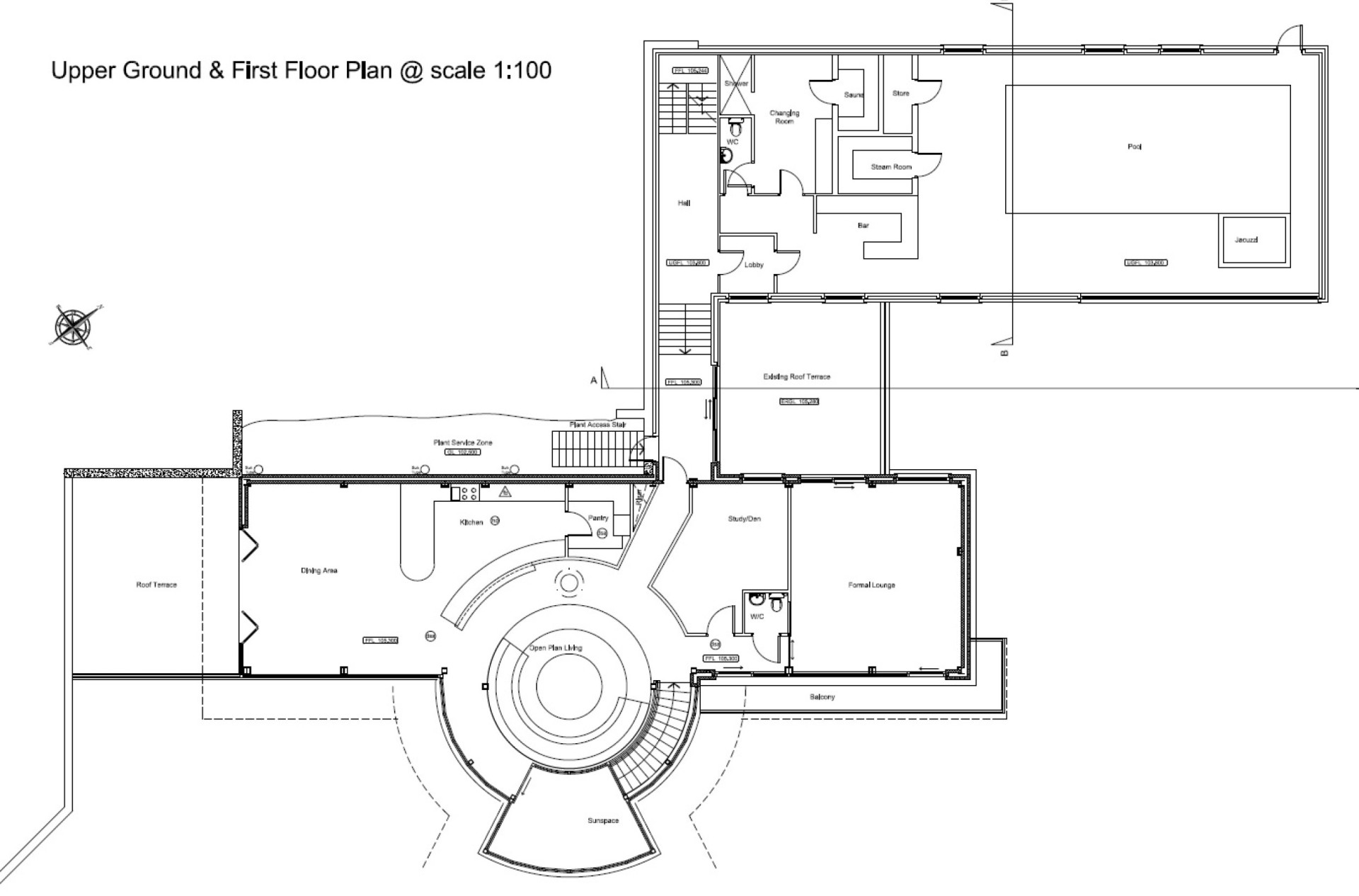 Floorplan — Barroose Eco House, Barroose Road, Baldrine, IM4 6AR. — Plan 3 of 5