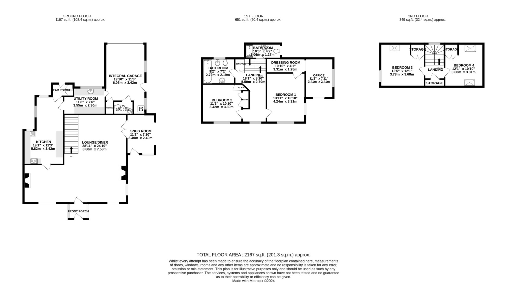 Floorplan — 16 Bowring Road, Ramsey, IM8 3EJ.
