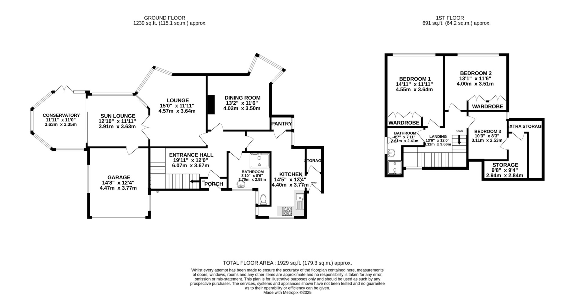 Floorplan — Ravenscourt, Jurby Road, Ramsey, IM8 3TA.