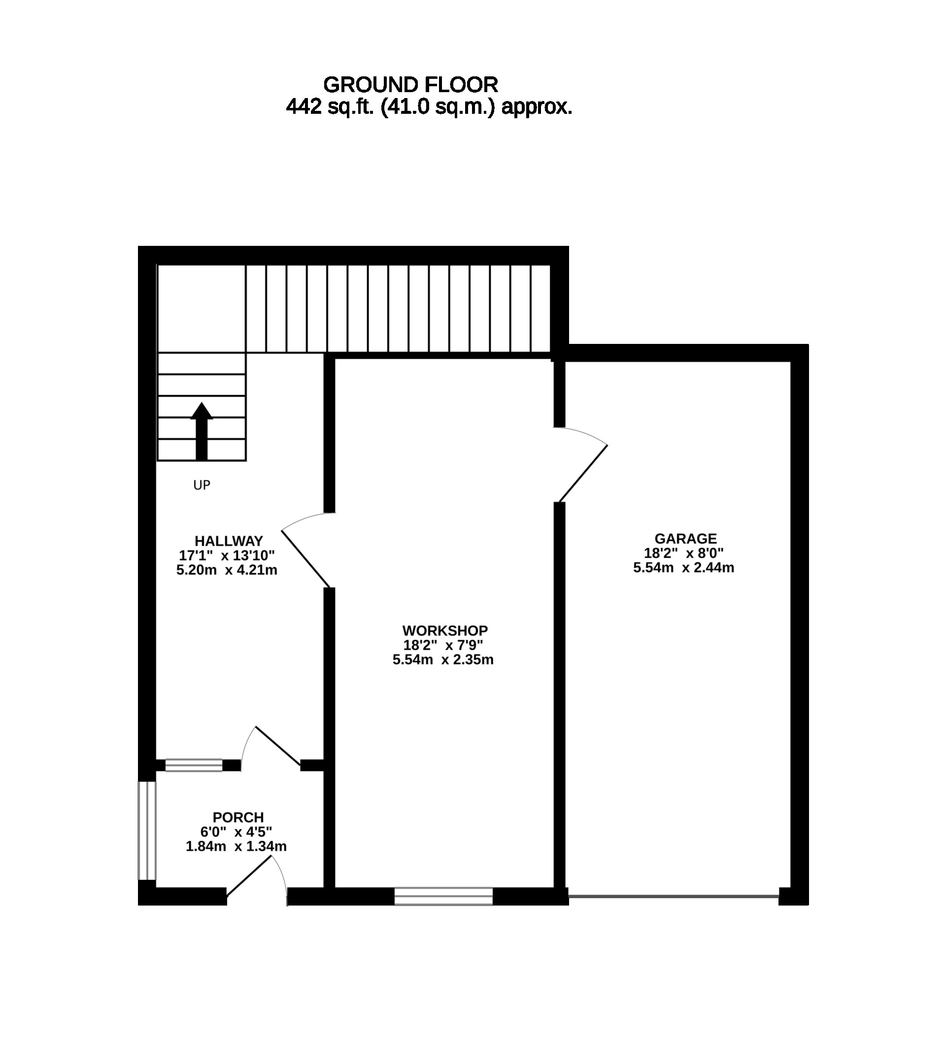 Floorplan — Wesley Manse, The Crescent, Ramsey, IM8 2JN.