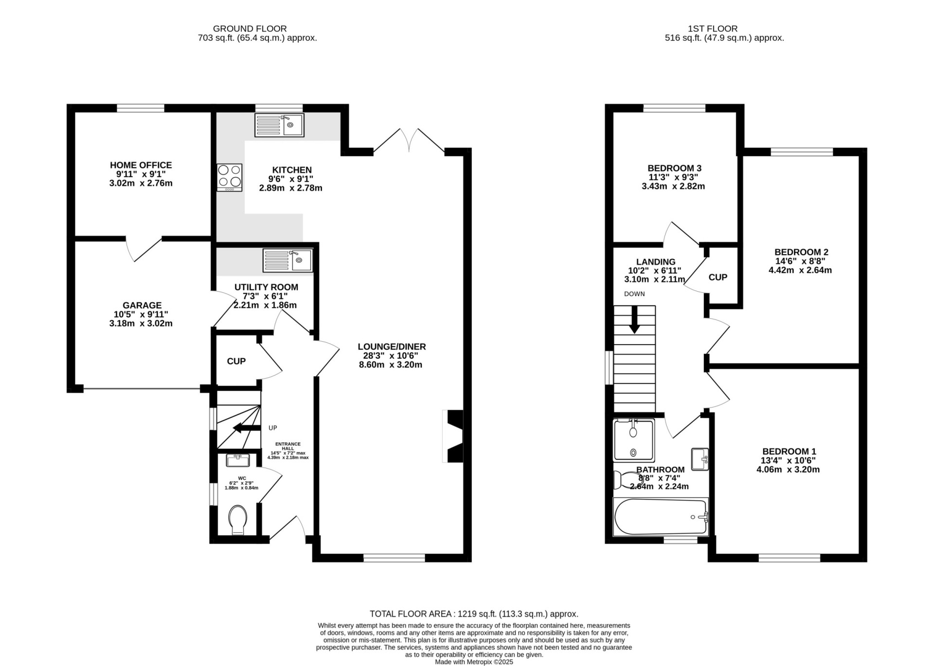 Floorplan — 4 Victoria Way, The Meadows, Castletown, IM9 1DX.