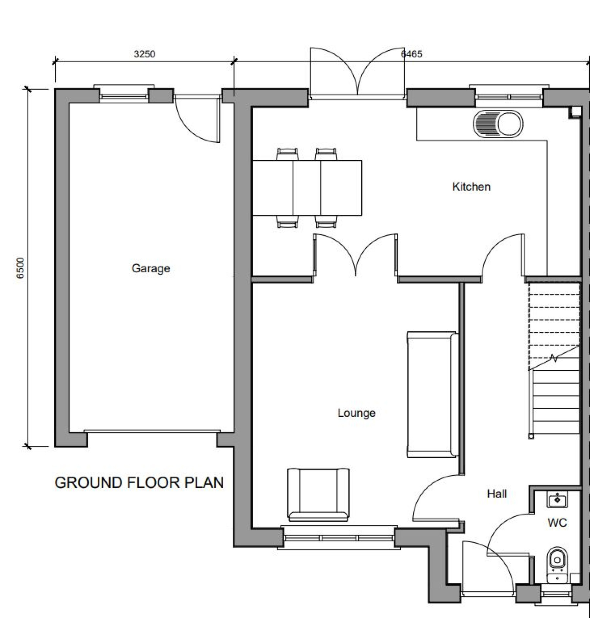 Floorplan — Plot 25 Oatlands, Oatlands Road, Andreas, IM7 4ER.