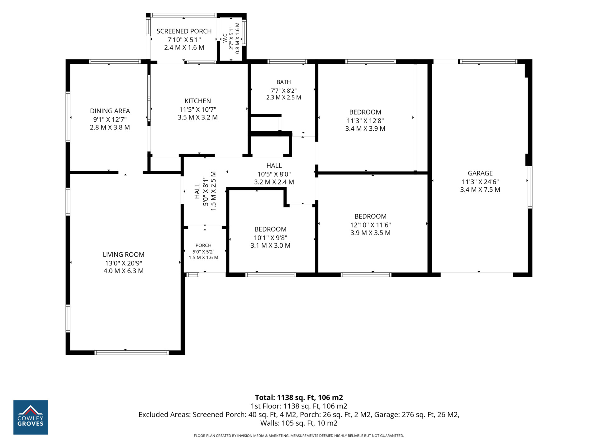 Floorplan — 40/41 Ballacriy Park, Colby, IM9 4LU.