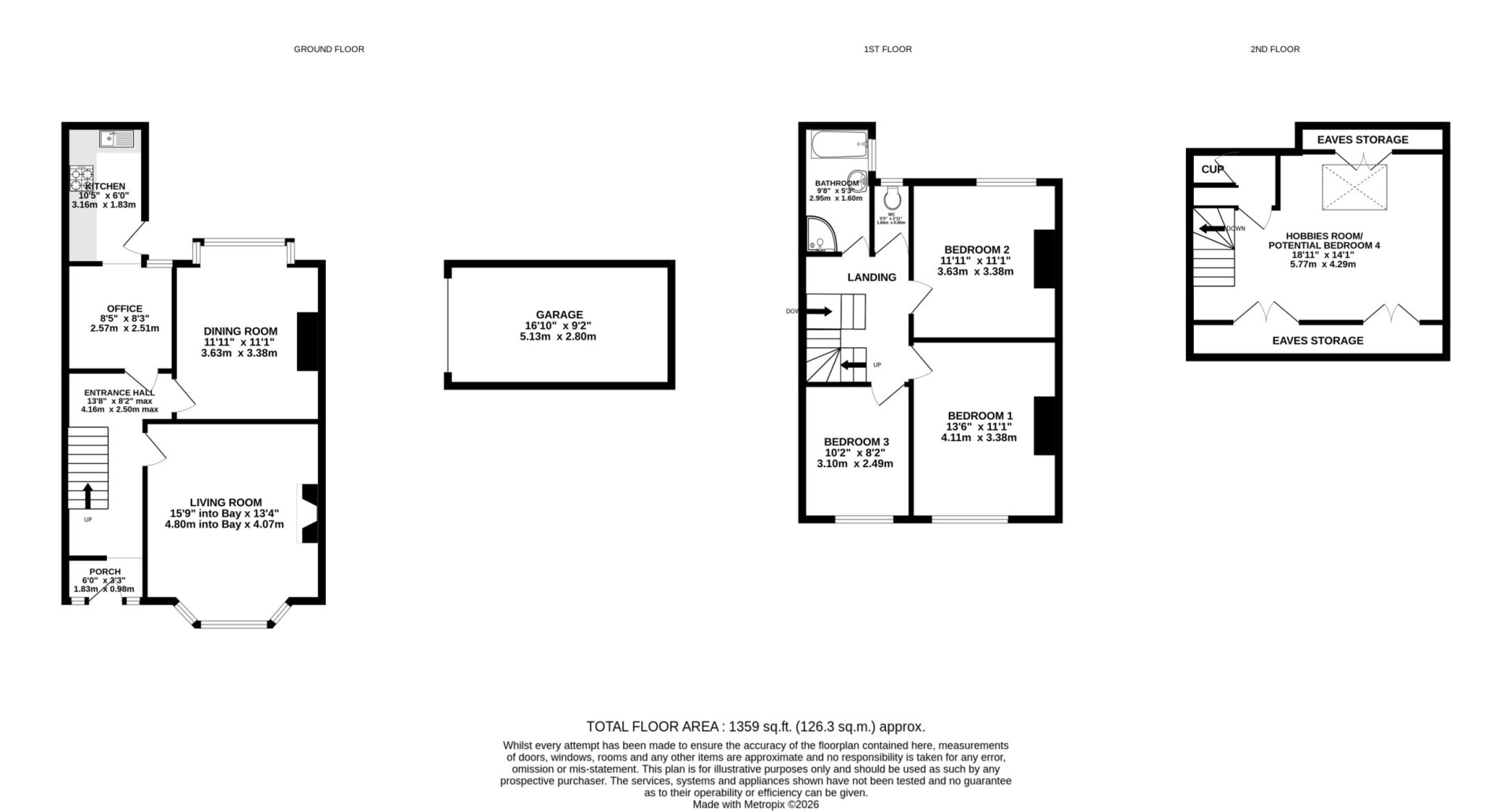 Floorplan — 15 Marathon Avenue, Douglas, IM2 4JA.