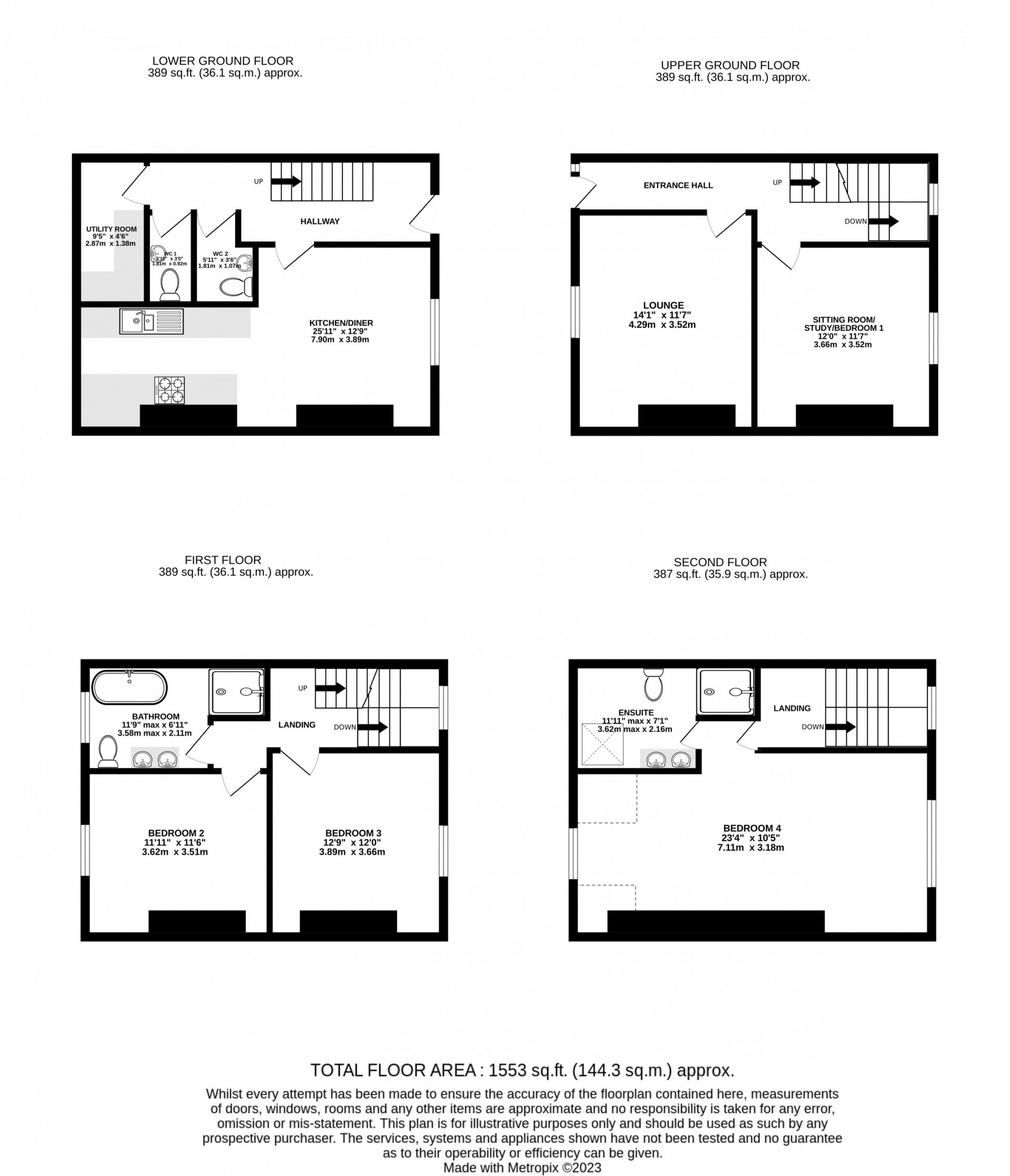 Floorplan — 89 Circular Road, Douglas, IM1 1AX.