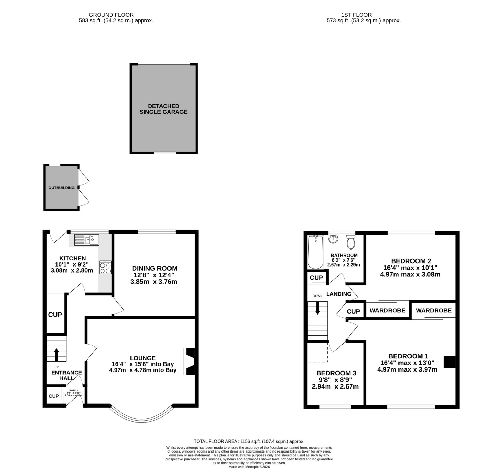 Floorplan — 4 Cronkbourne Avenue, Douglas, IM2 3LA.