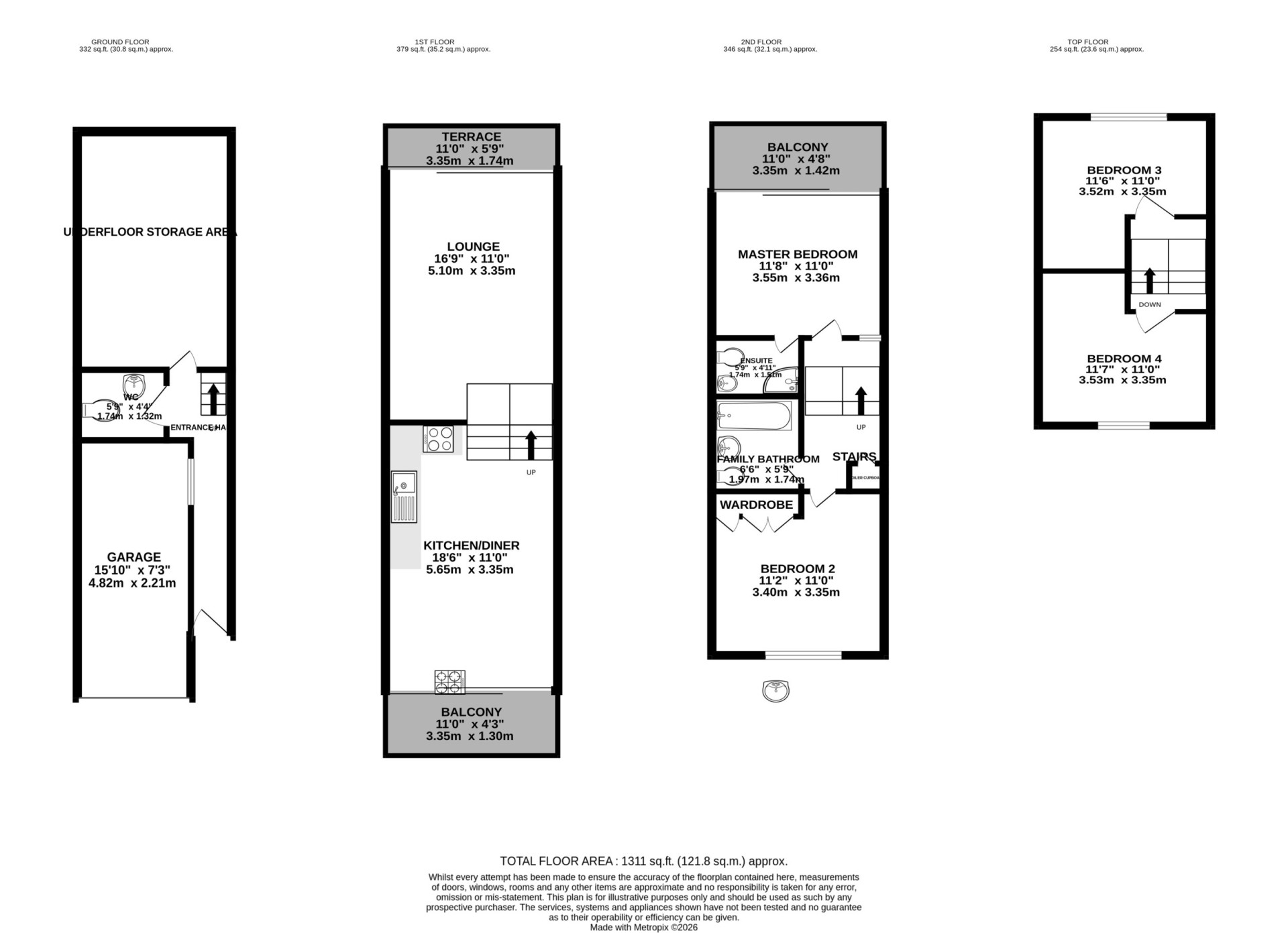 Floorplan — 8 Marine Gardens, Ramsey, IM8 1EN.
