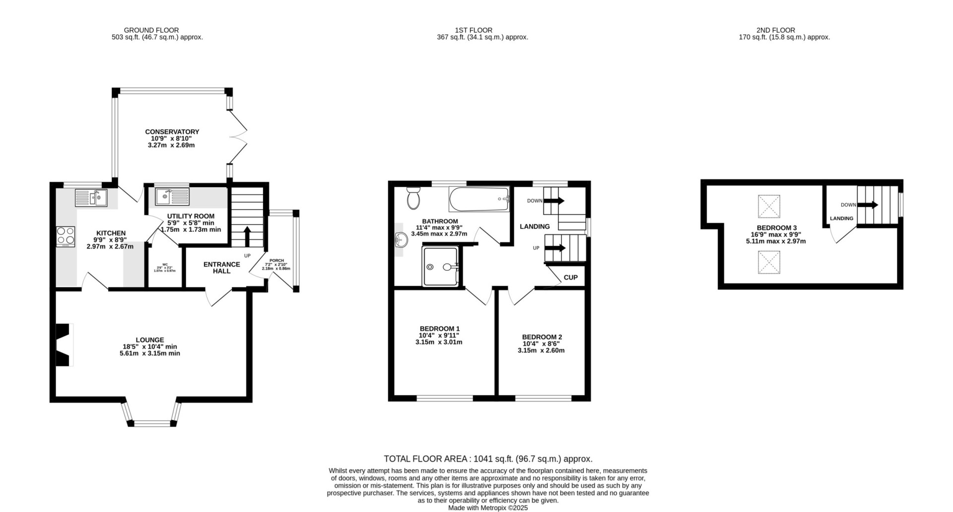 Floorplan — 34 Auburn Road, Onchan, IM3 1LW.