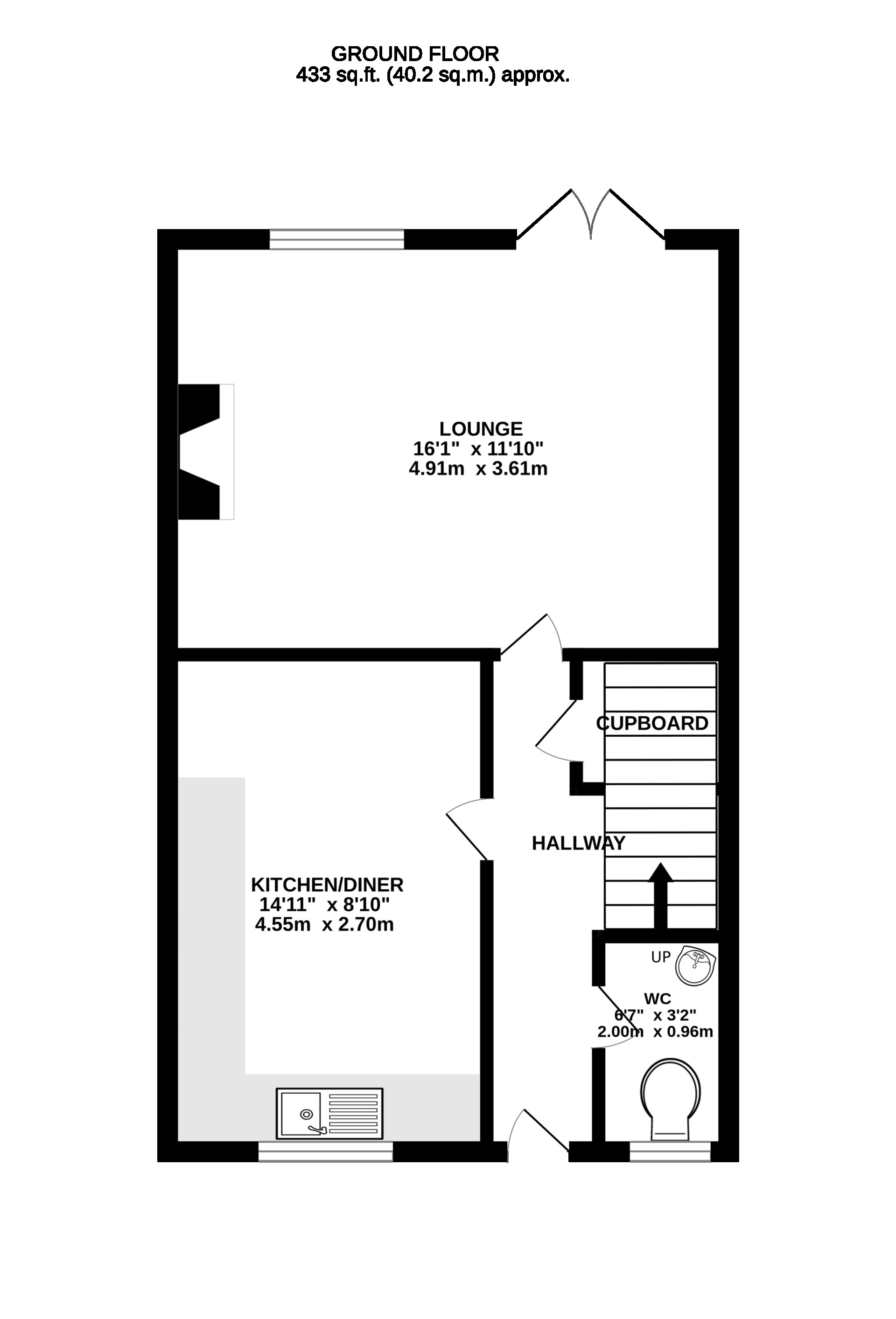 Floorplan — 19 Auldyn Walk, Ramsey, IM8 2TN. — Plan 2 of 2