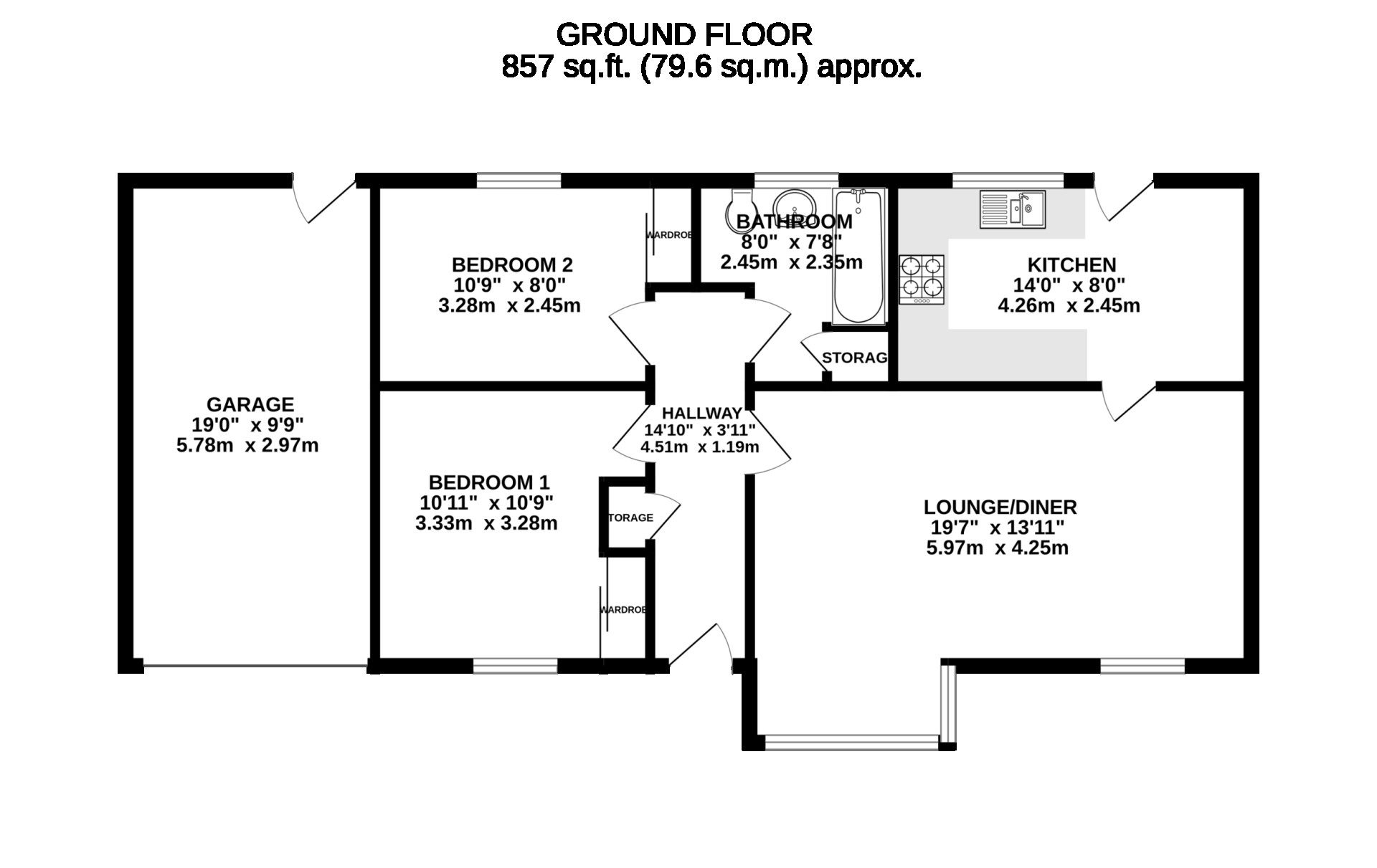 Floorplan — 35 Lezayre Park, Ramsey, IM8 2PS.