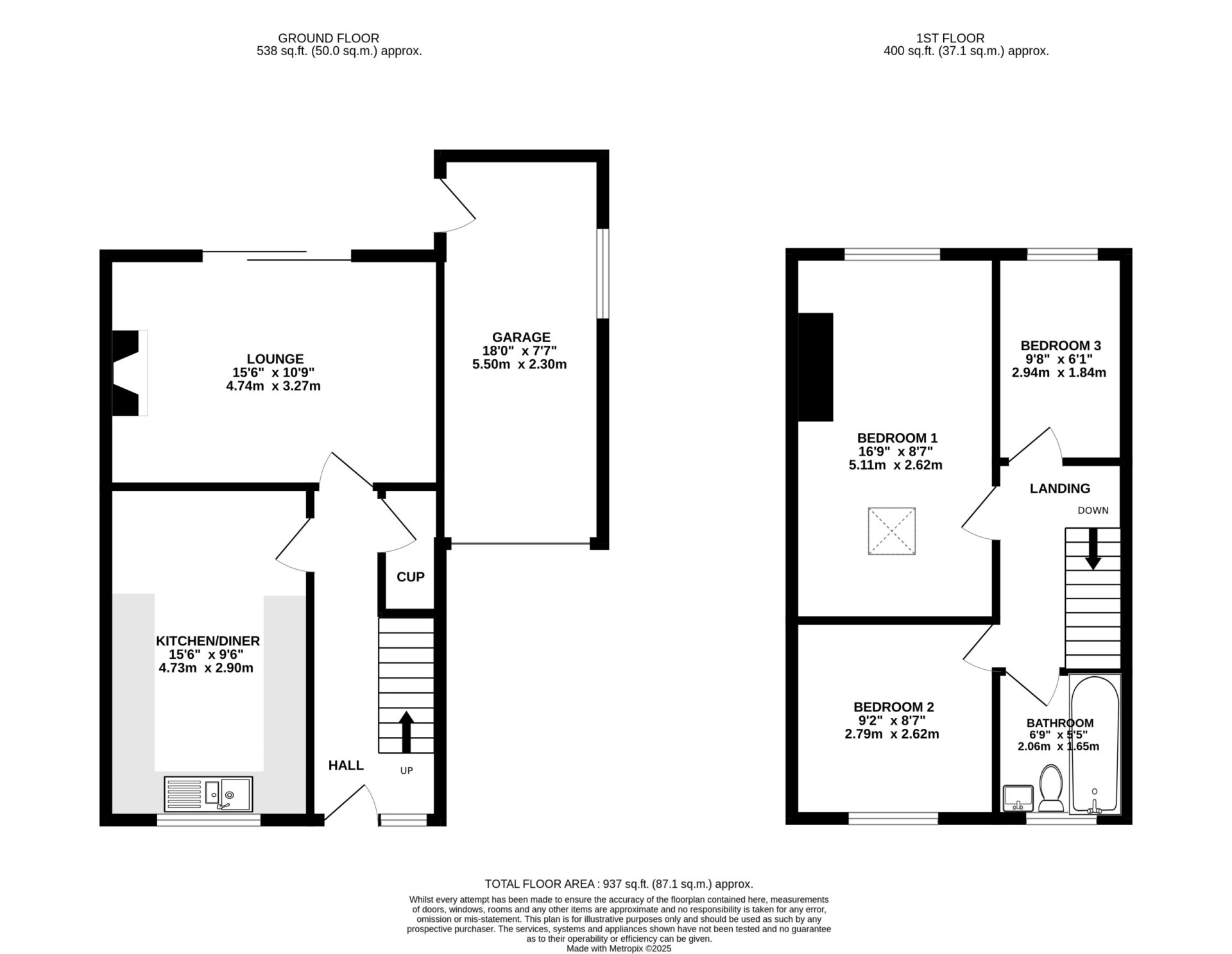 Floorplan — 51 Ballanawin, Strang, Douglas, IM4 4NT.