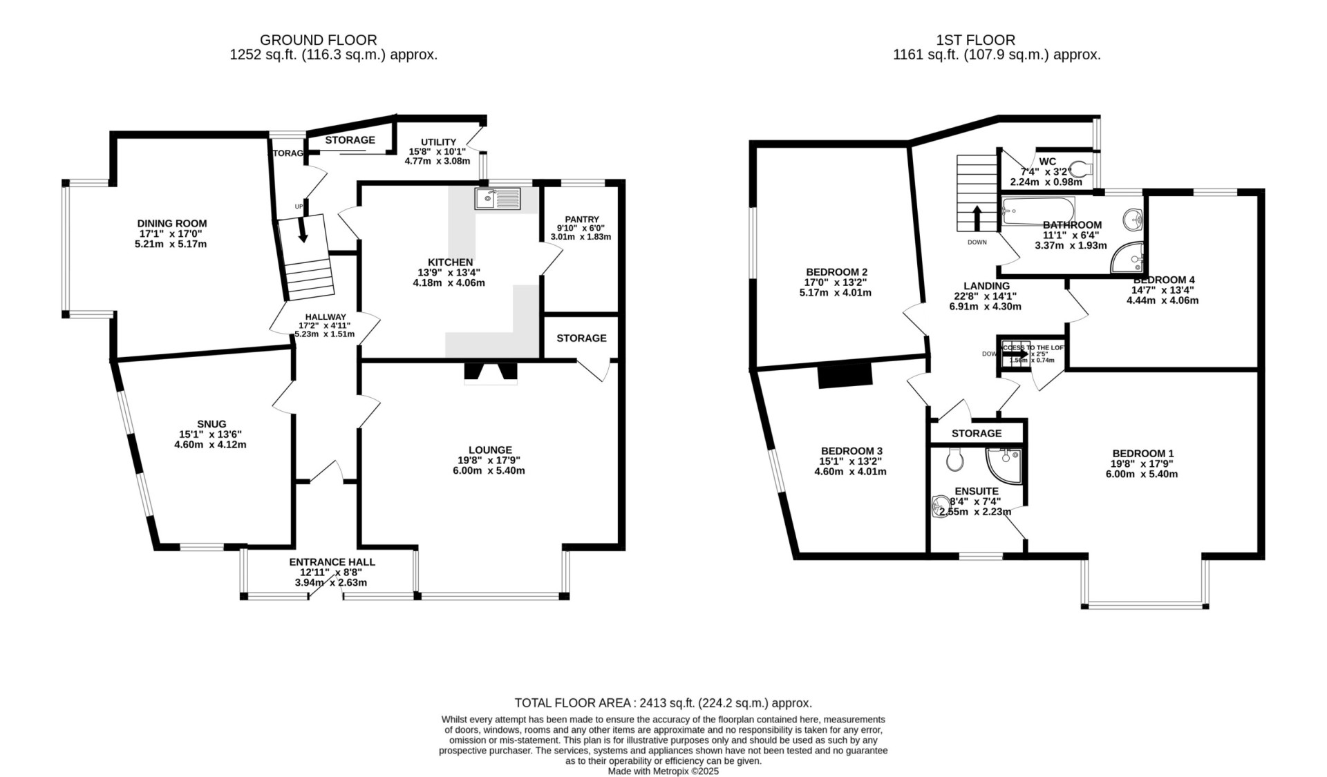Floorplan — The Poplars, Bircham Avenue, Ramsey, IM8 2LZ.