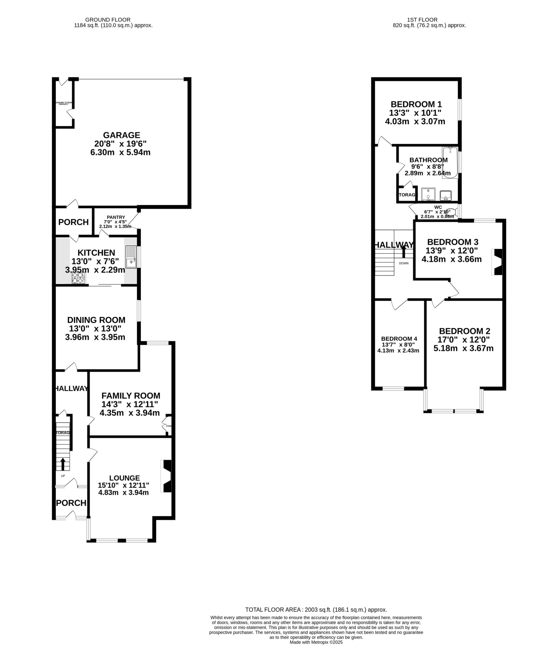Floorplan — Seaholme, Queens Pier Road, Ramsey, IM8 2HP.