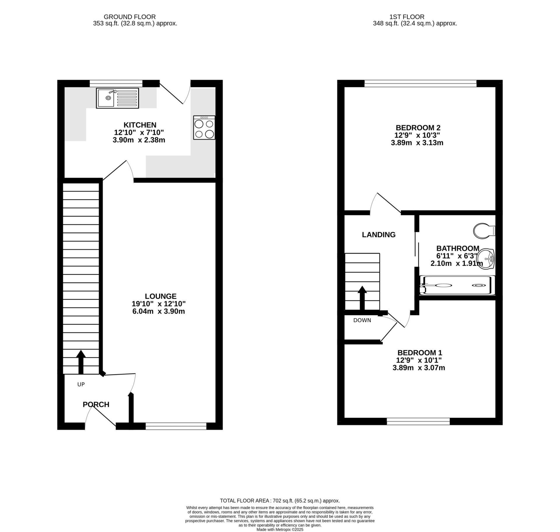 Floorplan — 2 Balleigh Mews, Ramsey, IM8 3NW.