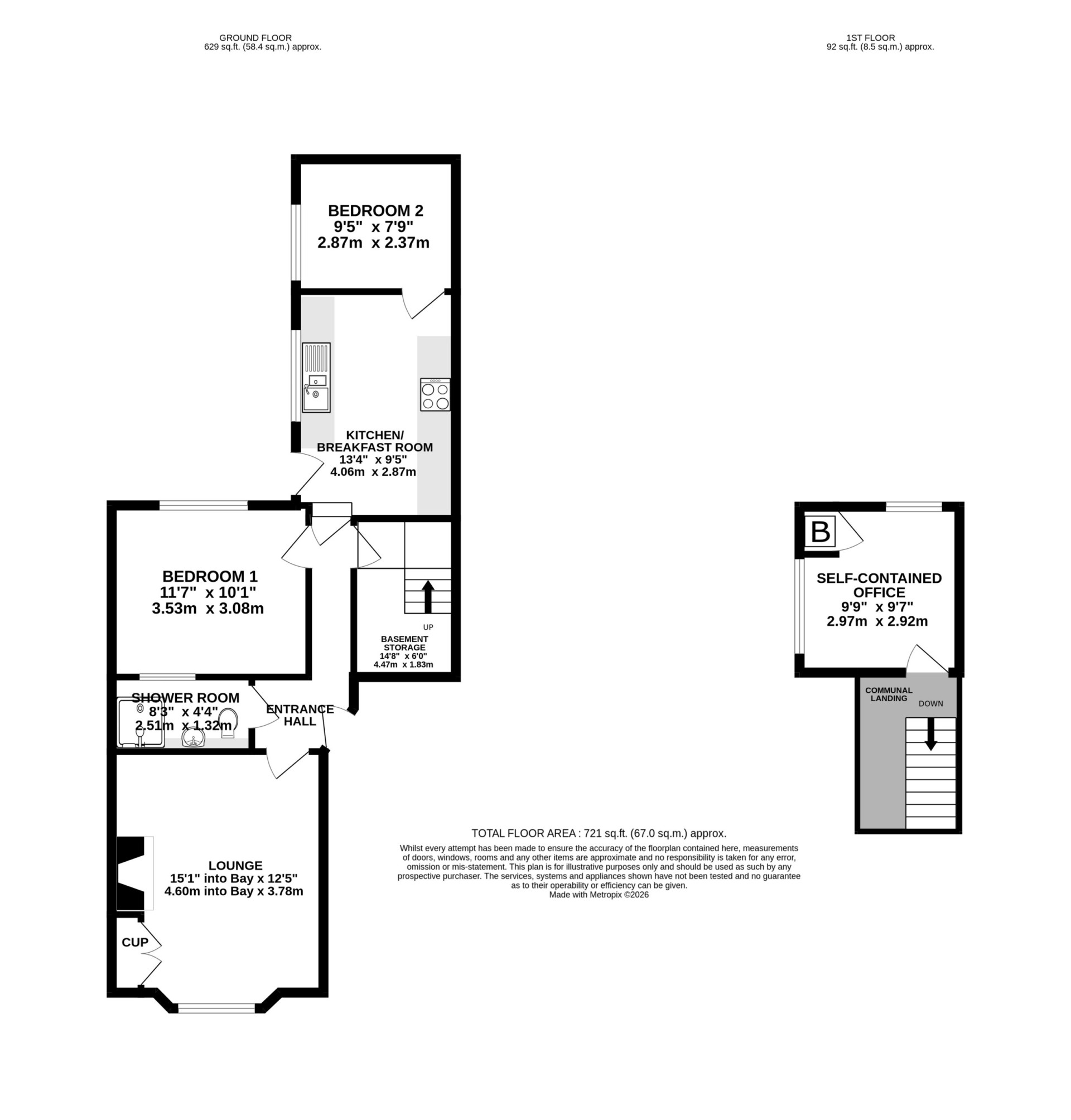 Floorplan — Apt. 1, 73 Derby Square, Douglas, IM1 3LR.
