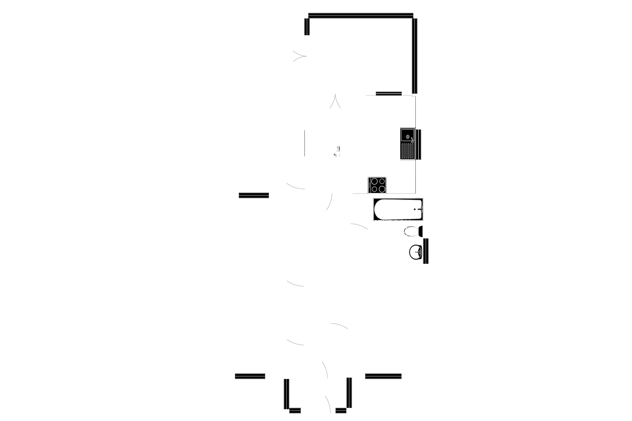 Floorplan — Green Gates, Main Road, Ballabeg.