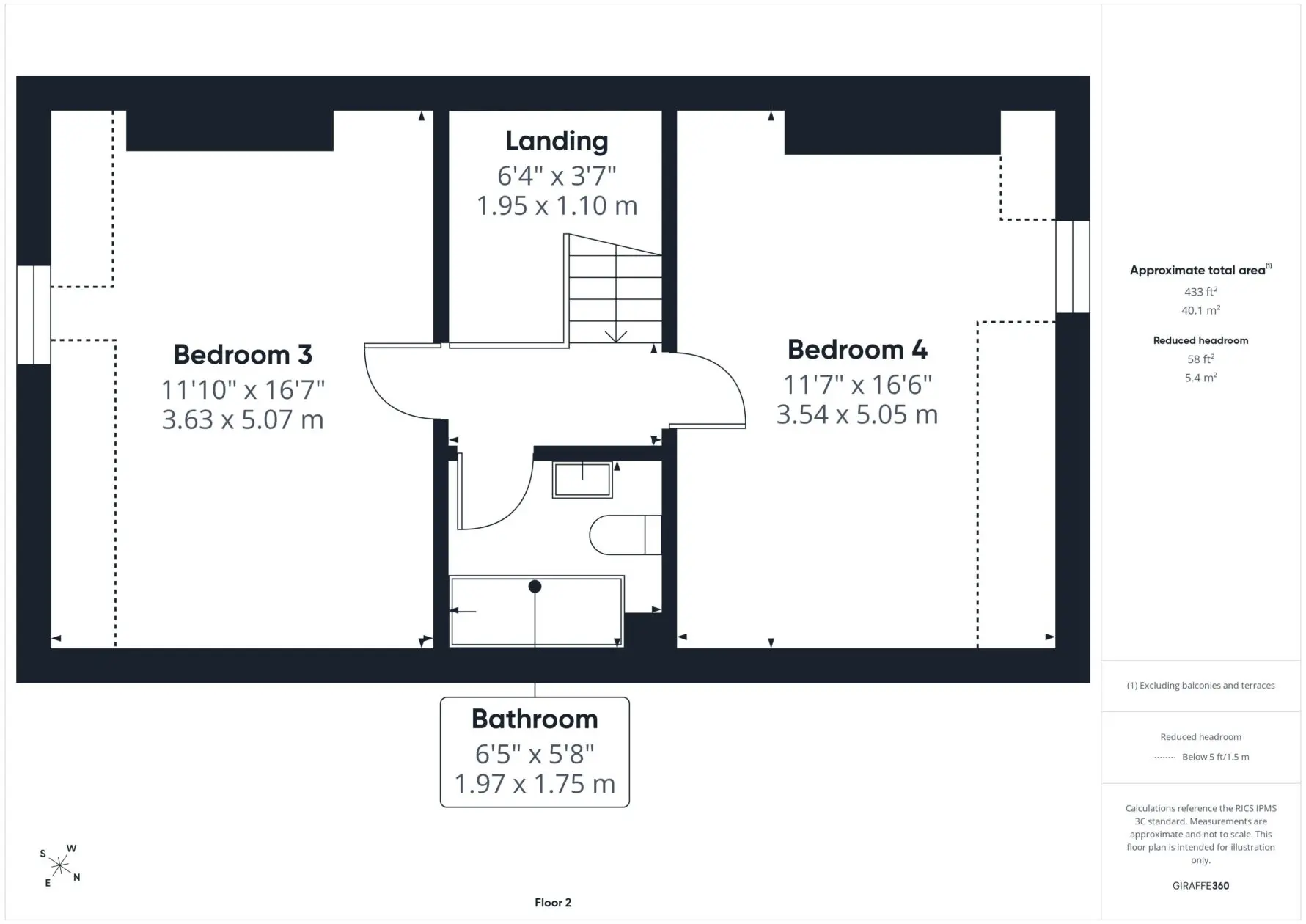 Floorplan — 8 Westbourne Road, Ramsey, Isle Of Man, Isle Of Man, IM8 2EP. — Plan 4 of 4