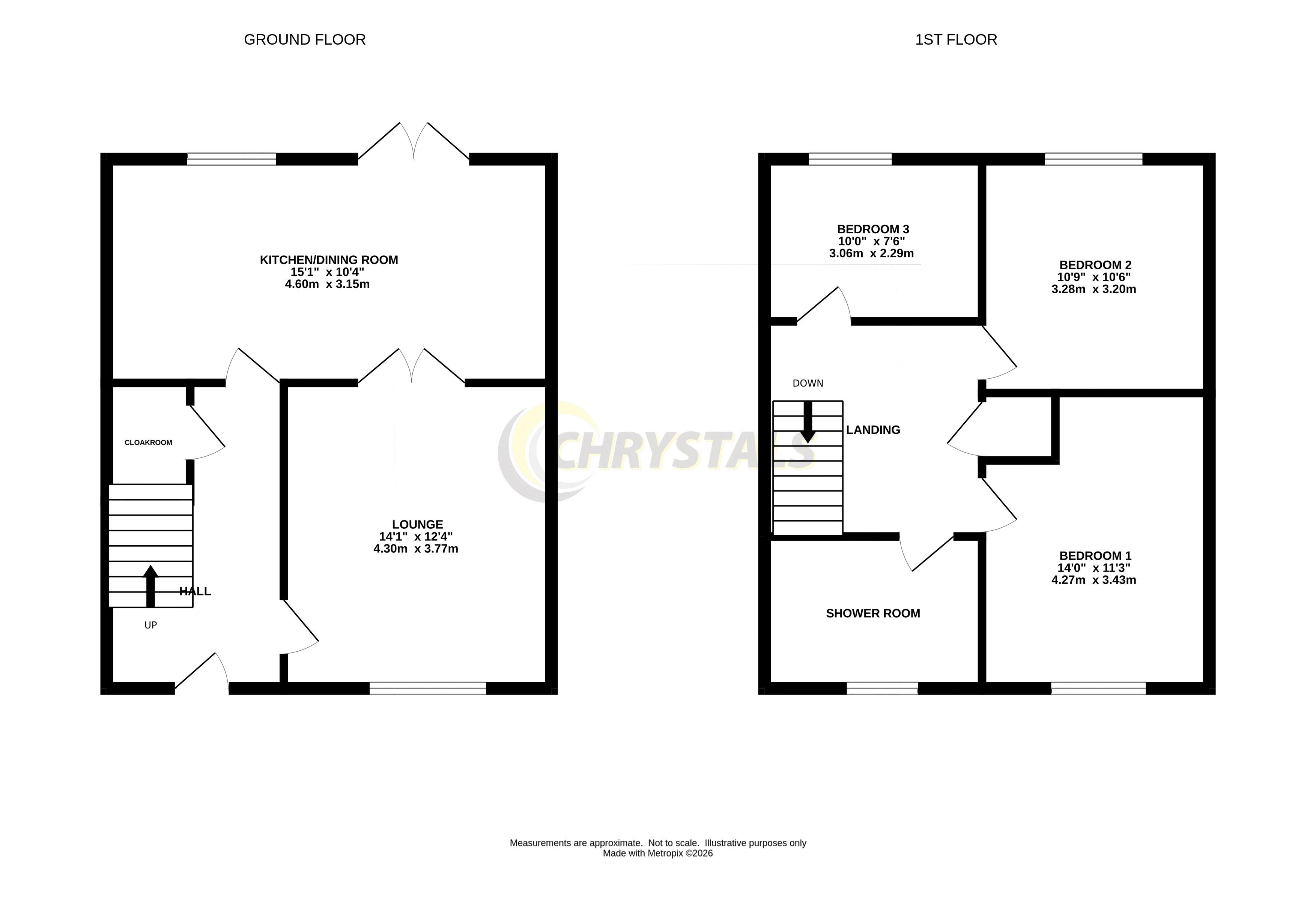 Floorplan — 27 Creggan Lea, Port St Mary IM9 5BE.
