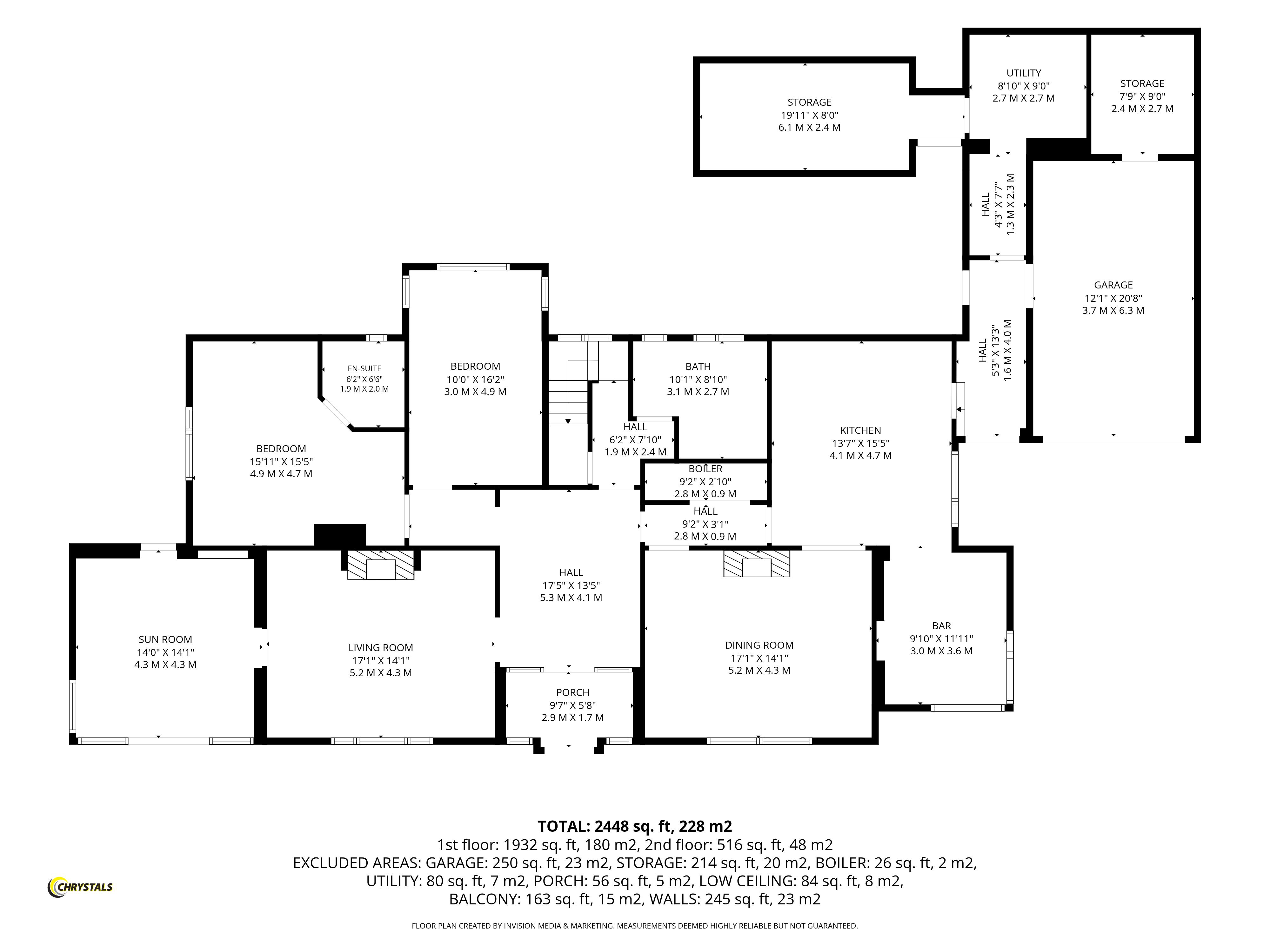 Floorplan — Carrick Bay House, Clifton Road, Port St Mary IM9 5EL.