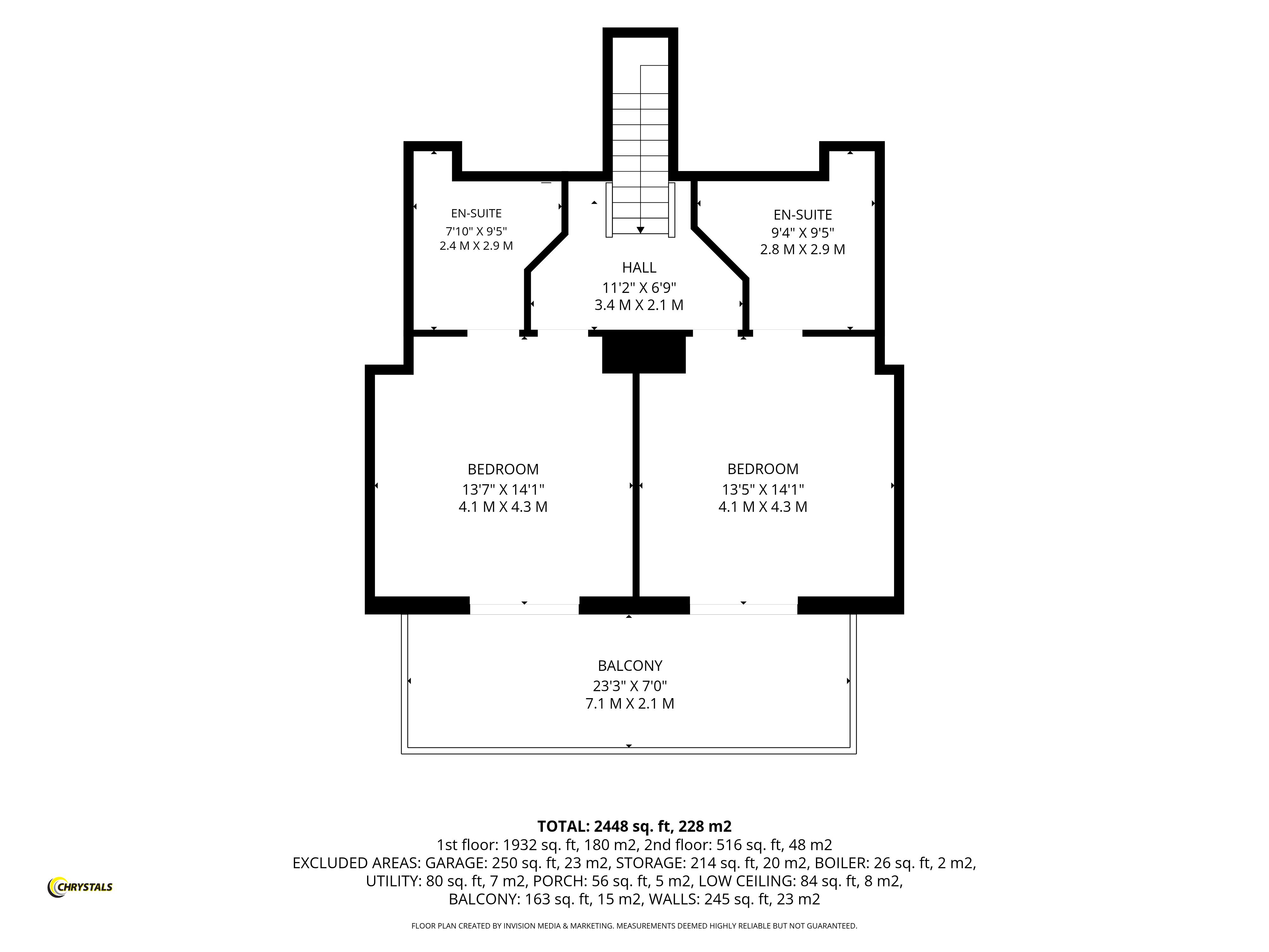 Floorplan — Carrick Bay House, Clifton Road, Port St Mary IM9 5EL. — Plan 2 of 2