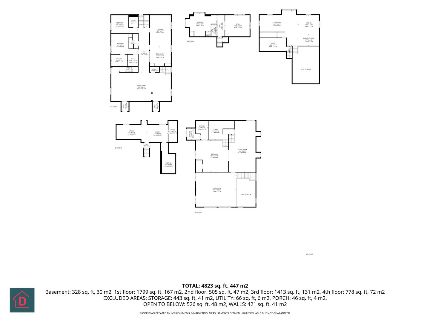Floorplan — The Old Methodist Chapel, Minorca Hill, Laxey.
