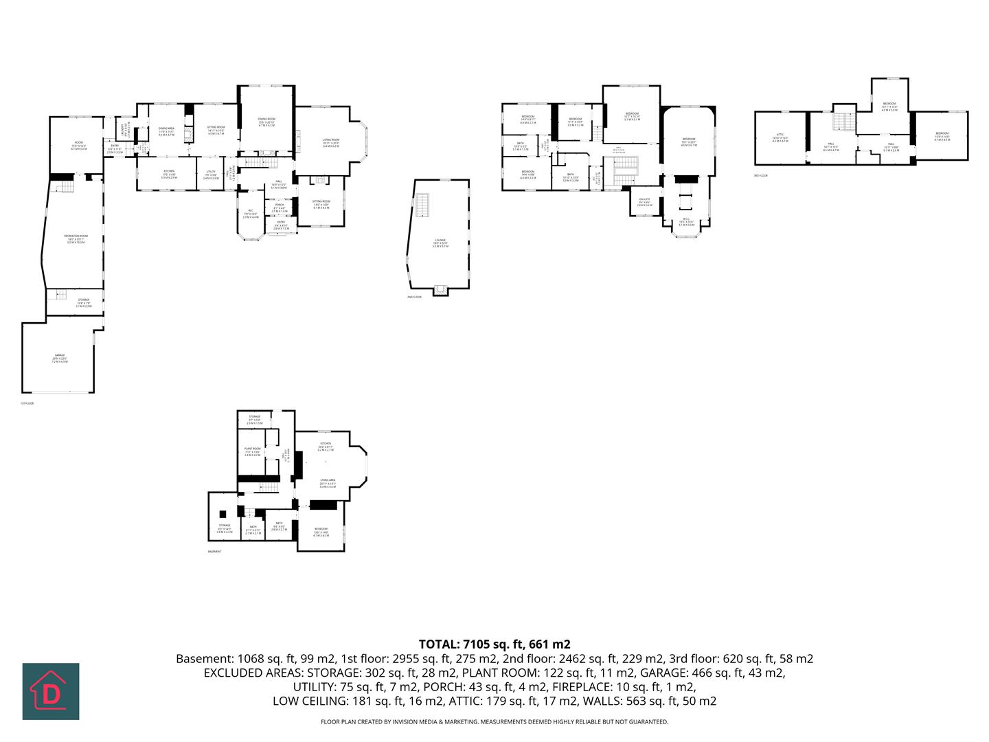 Floorplan — Sunnyside, Victoria Road, Douglas, Isle Of Man.