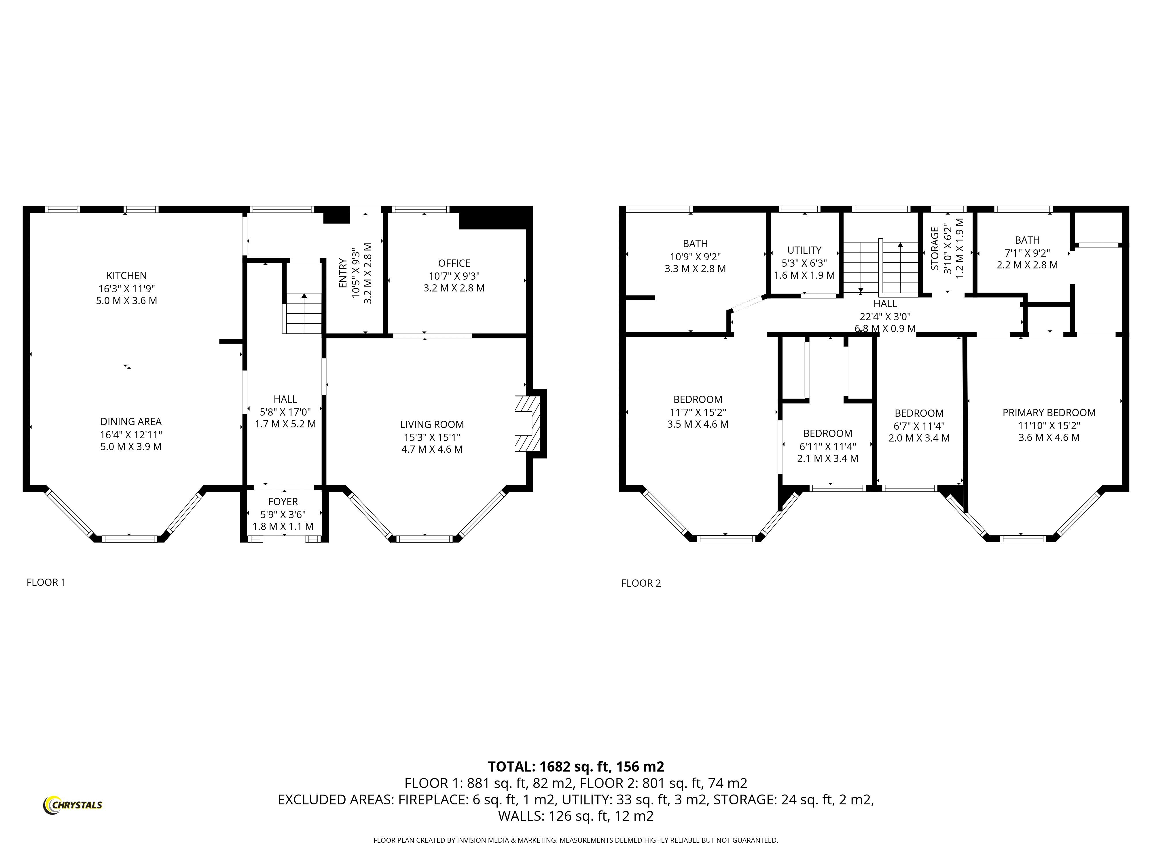 Floorplan — Perth House, 27 Falkland Drive, Onchan IM3 1EG.