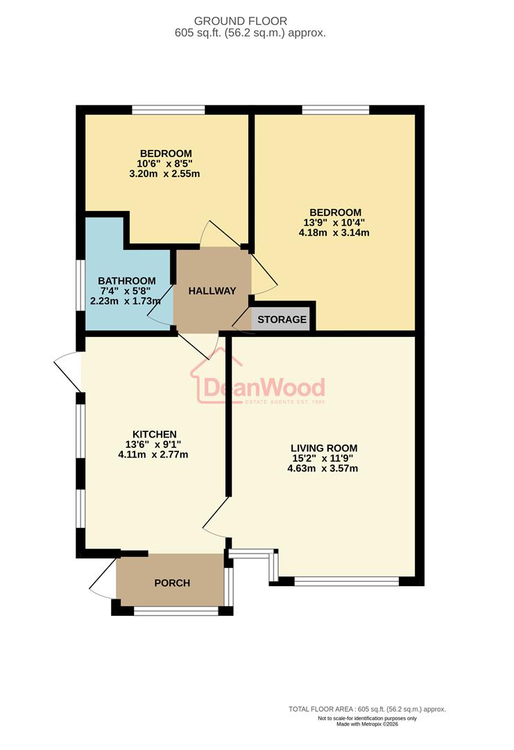 Floorplan — 3 Walpole Close, Ramsey.