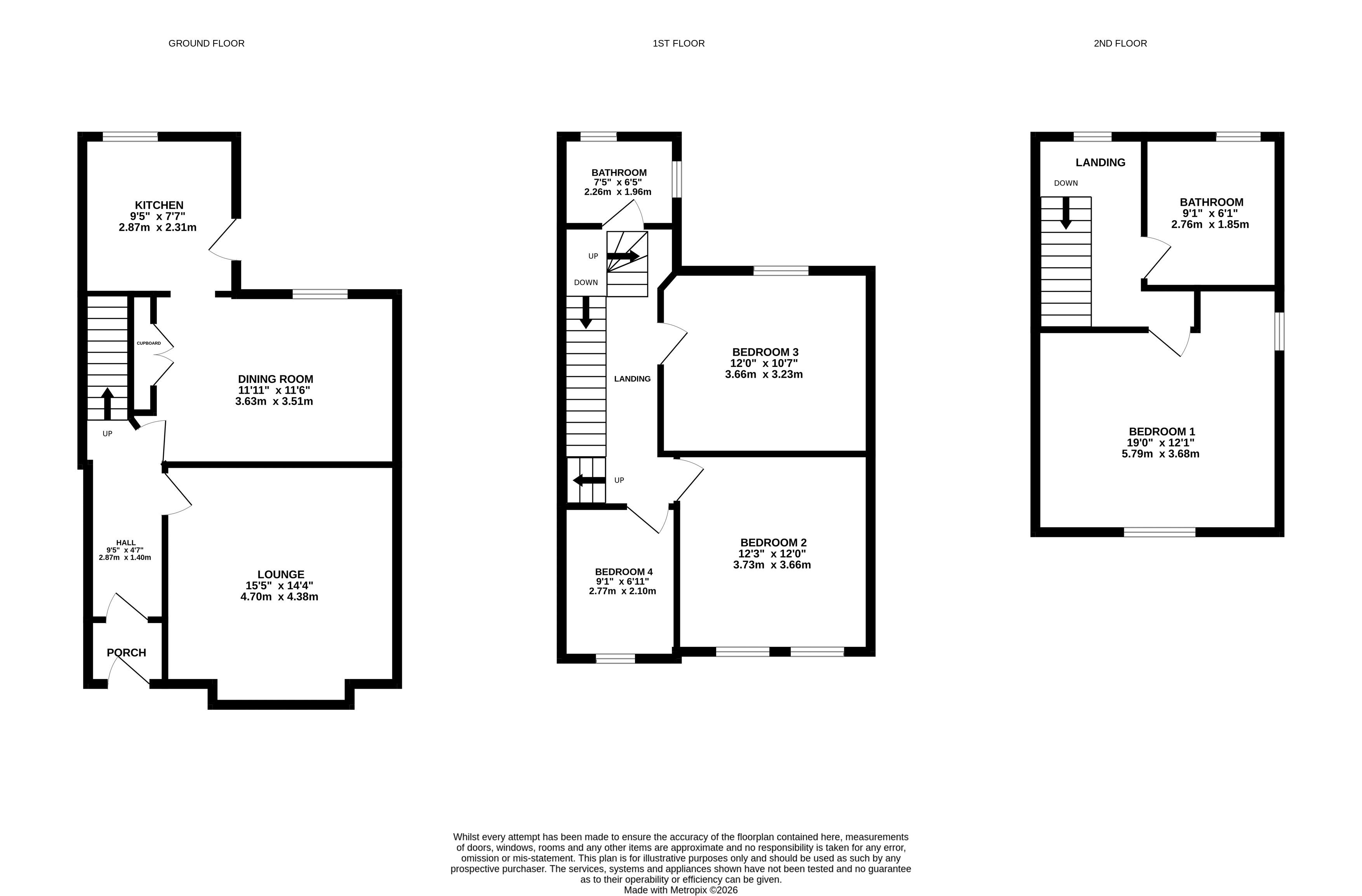 Floorplan — 17 Victoria Road, Port St Mary IM9 5AF.