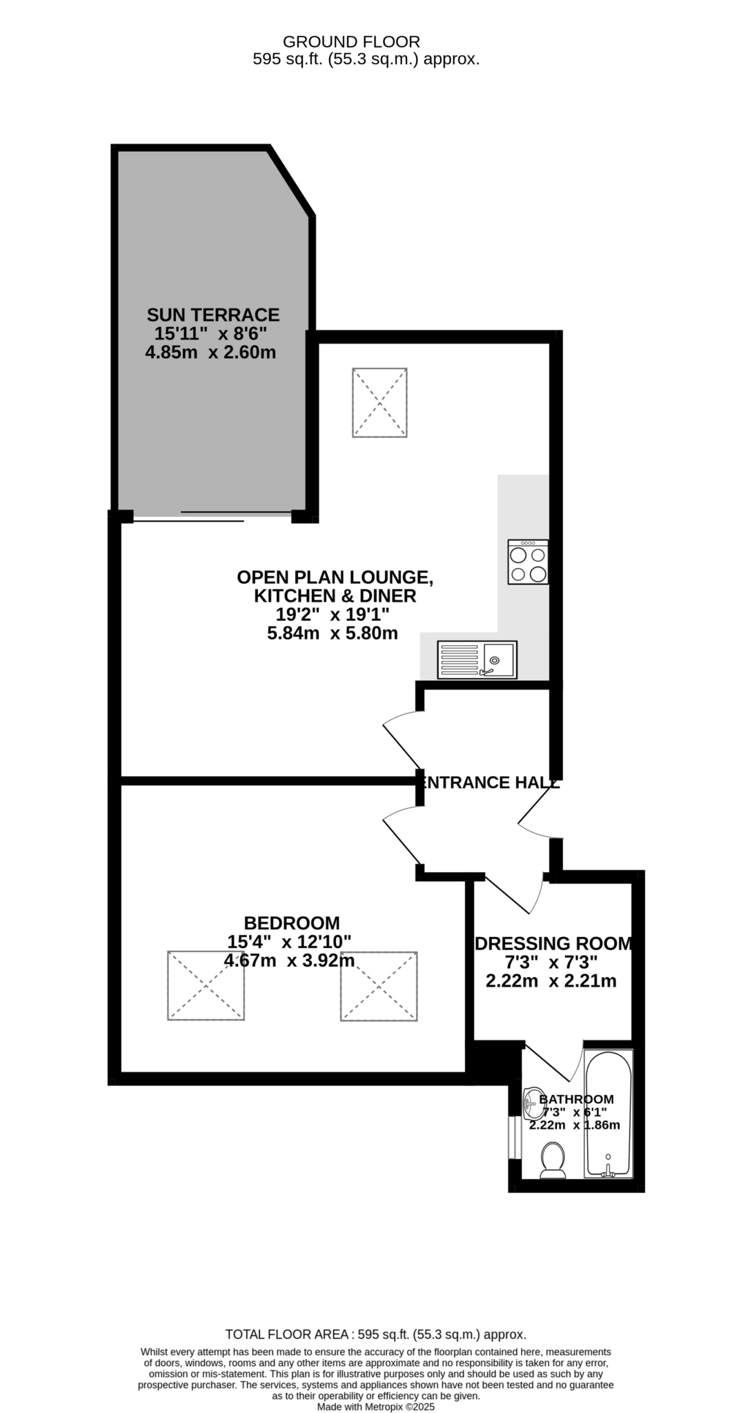 Floorplan — 28 Millennium Court, Douglas.