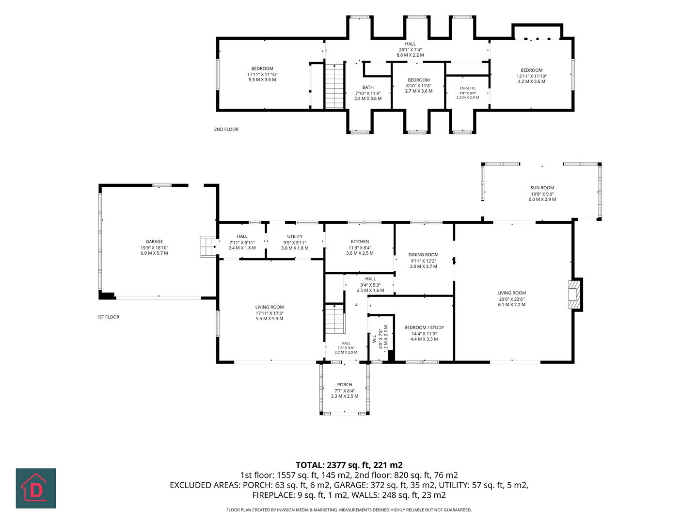 Floorplan — 14 Links View, Onchan, Isle of Man.