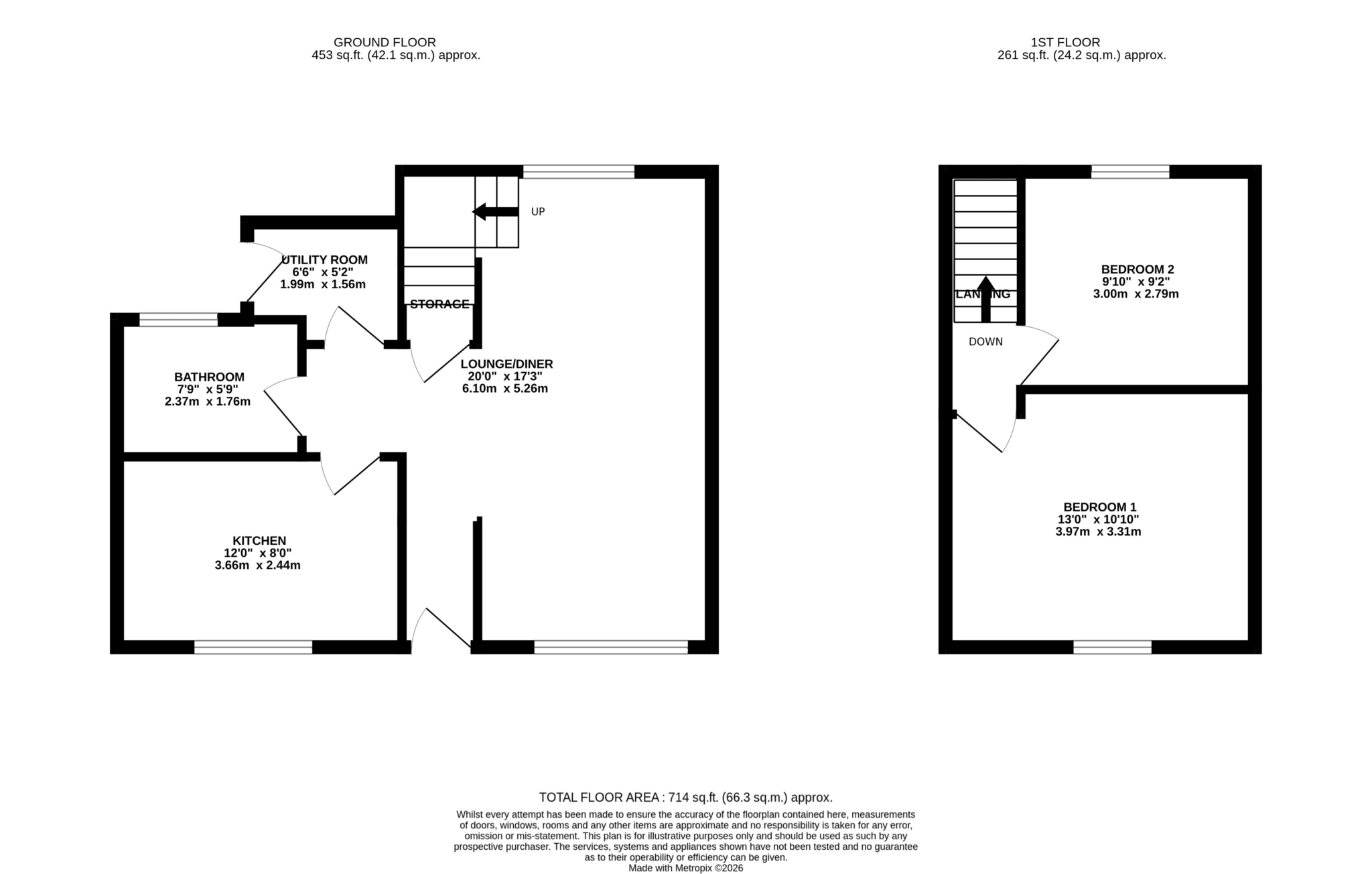 Floorplan — Valdron House, Ballagawne Road, Colby.