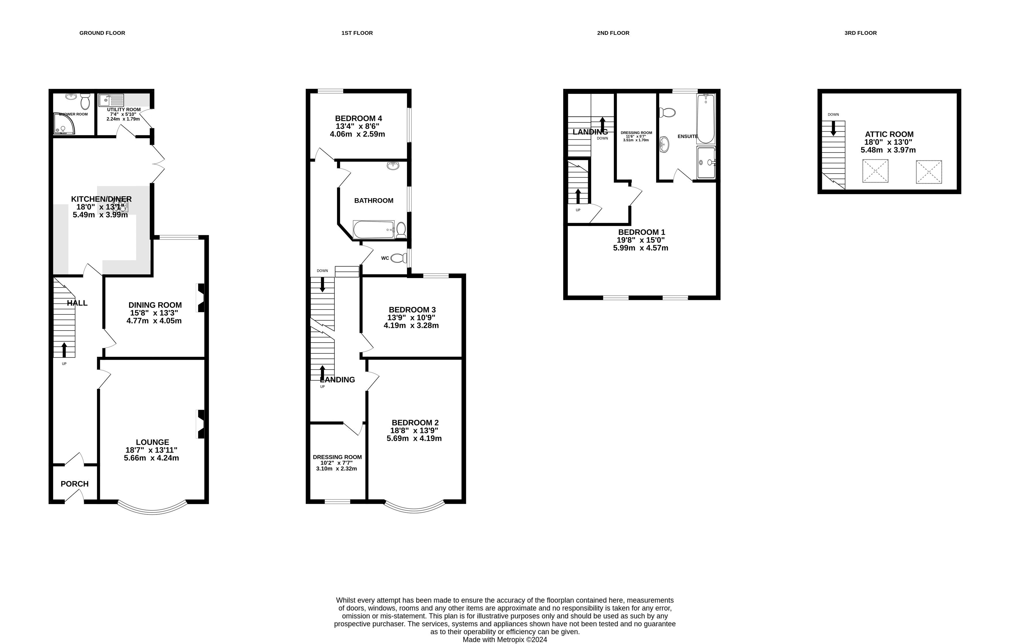 Floorplan — Windermere, Bay View Road, Port Erin IM9 6LF.