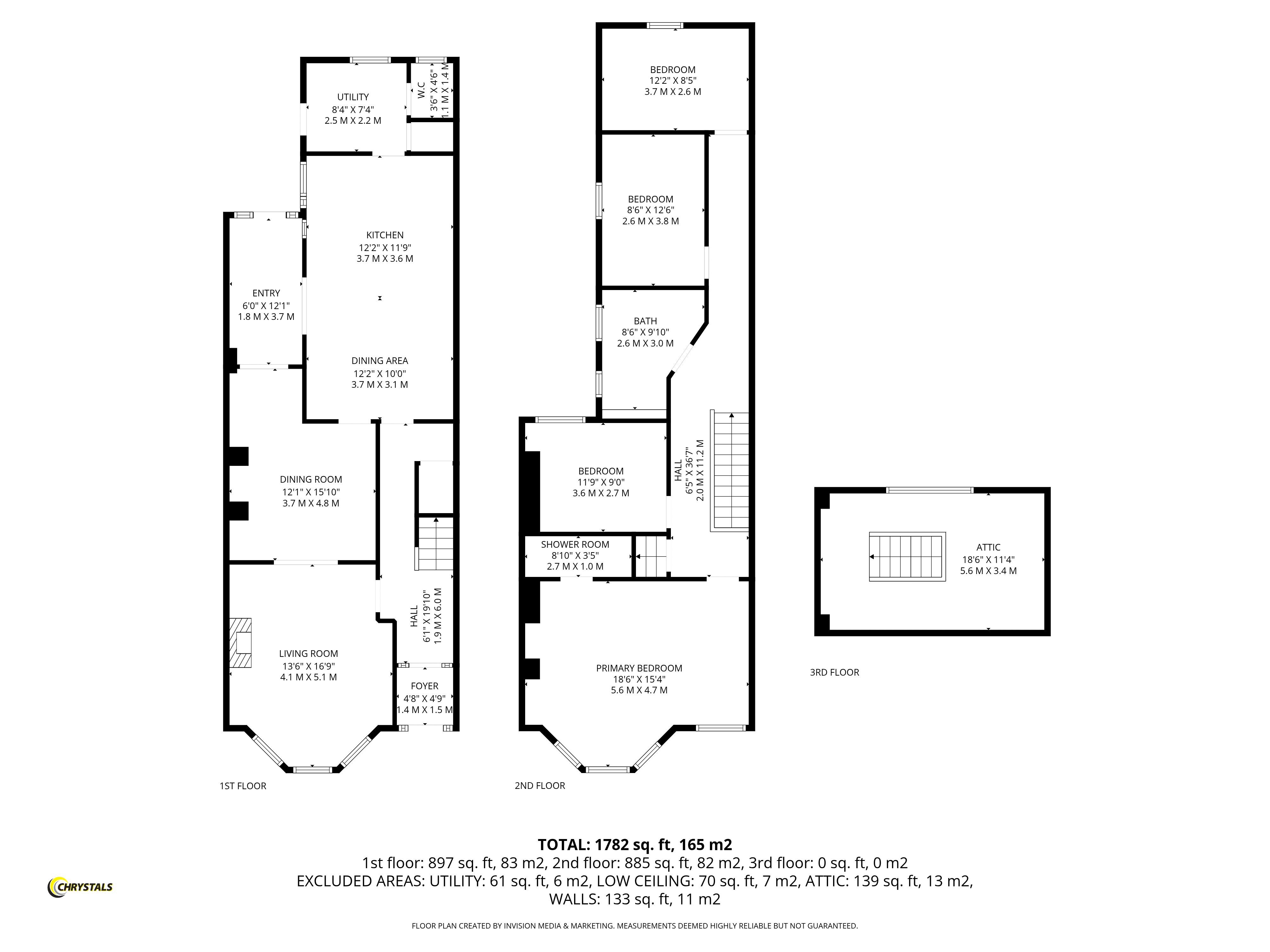 Floorplan — 7 Queens Terrace, Douglas IM1 4BZ.