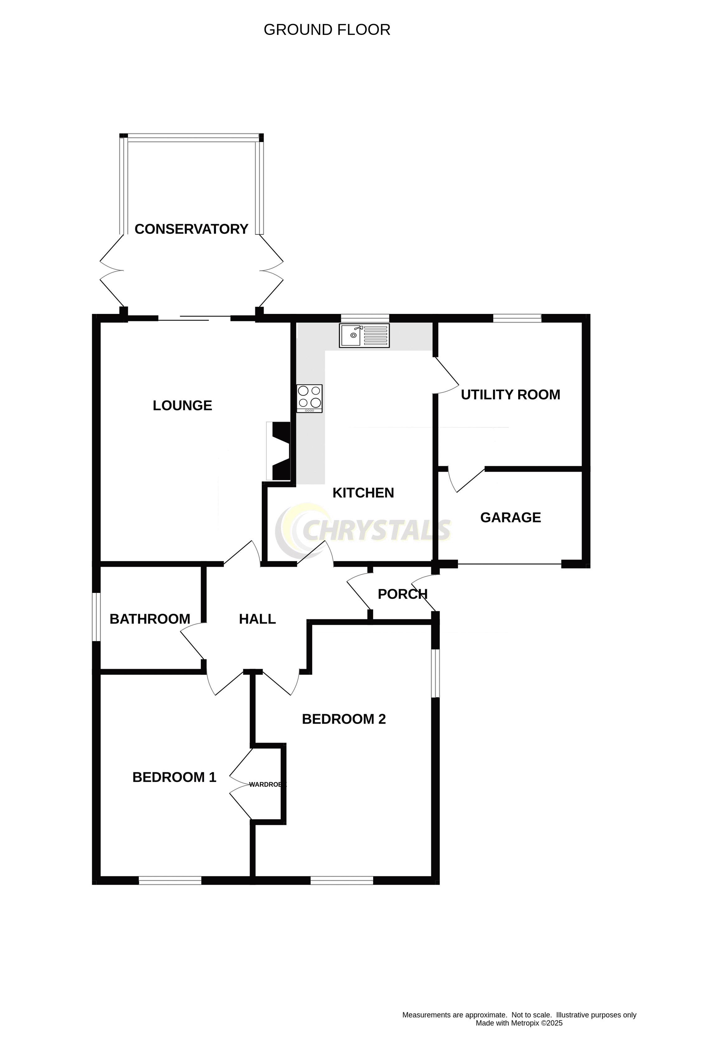 Floorplan — 11 The Meadows, Kirk Michael IM6 1EU.
