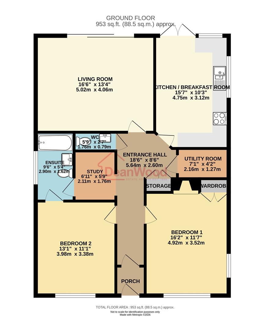 Floorplan — 17 Groudle Road, Onchan, Isle Of Man.
