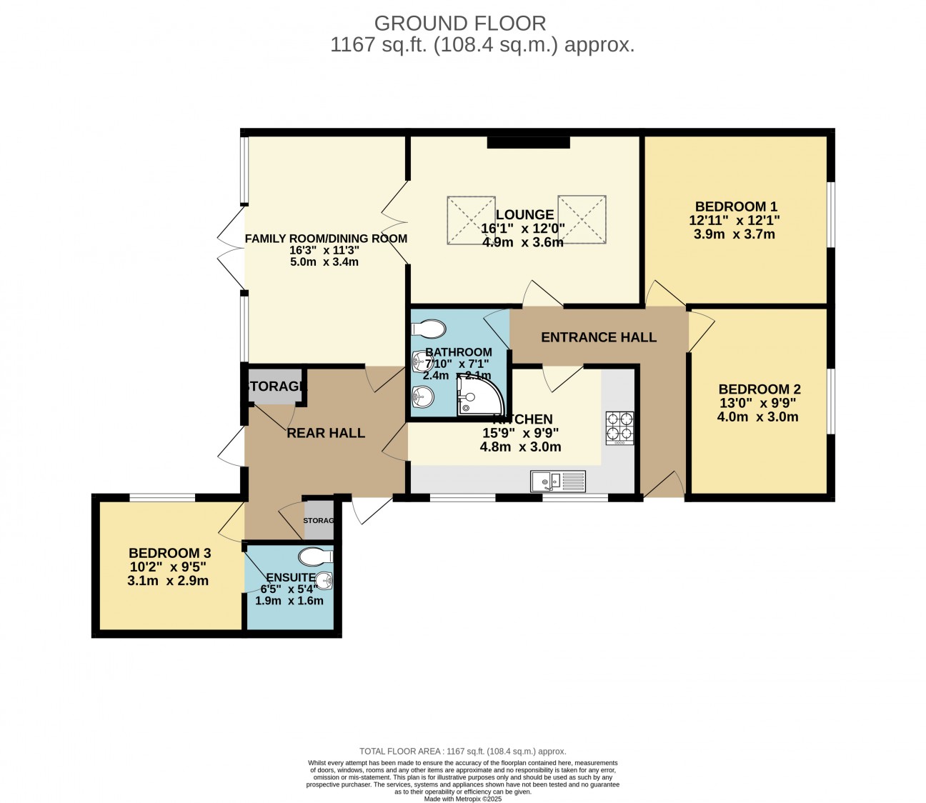 Floorplan — 23, Hillberry Meadows, Douglas, IM2 7BJ.