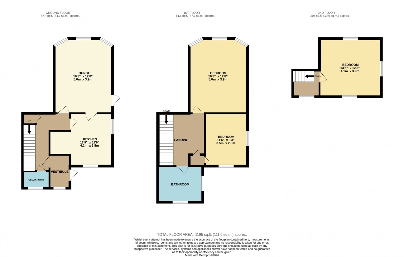 Floorplan — Eaton Lodge, Fairfield Avenue, Ramsey, IM8 2LS.